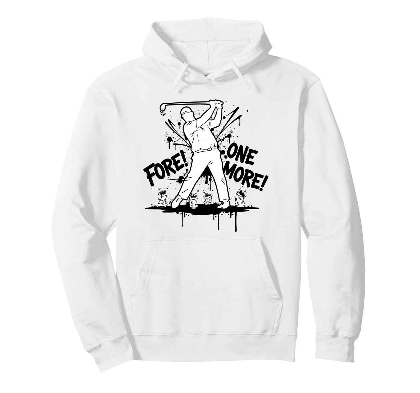 Golf Swing Lube Beer 19Th Hole Hoodie - Streetwear Style for Adults - T-Shirt, Sweatshirt, Hoodie
