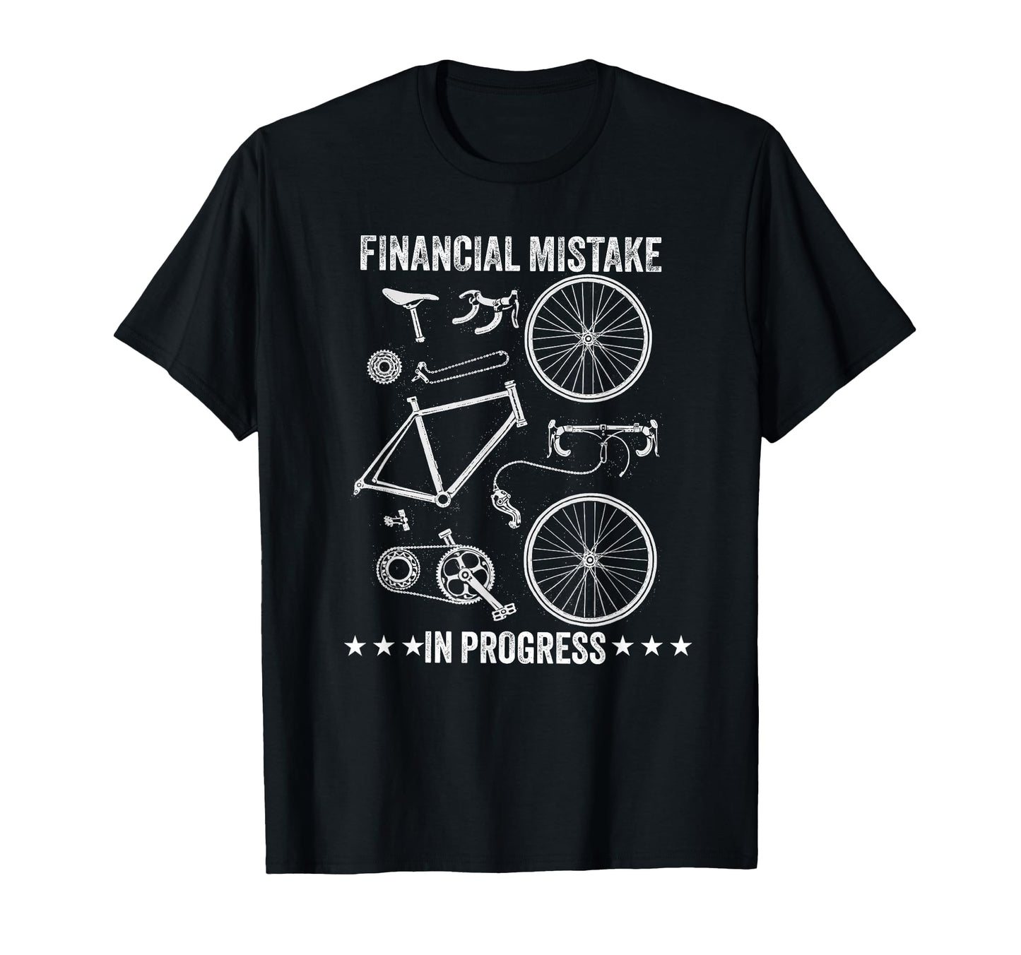 Financial Mistake Progress Bicycle T-Shirt - Novelty Apparel Men Women - T-Shirt, Sweatshirt, Hoodie