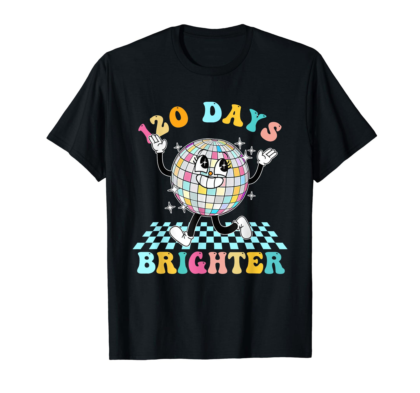 120 Days Brighter Happy 120Th Day School T-Shirt - Minimalist Print Unisex - T-Shirt, Sweatshirt, Hoodie