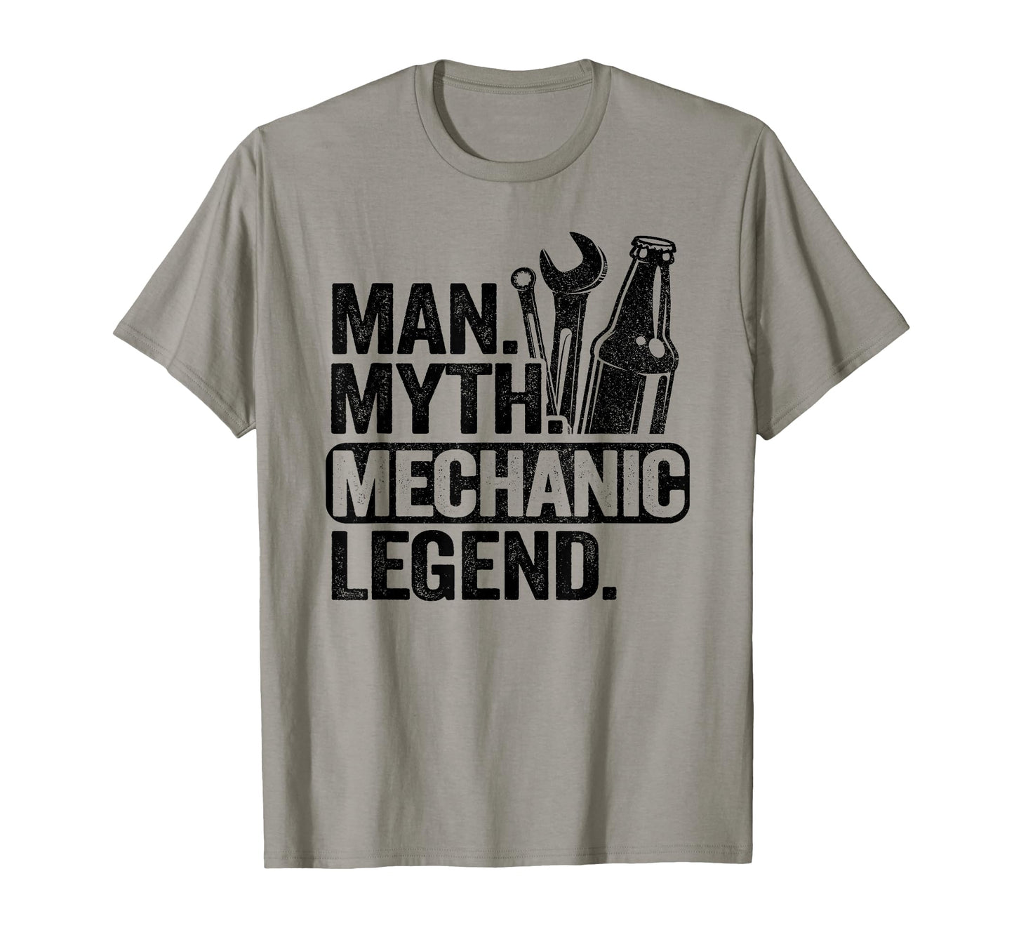 Myth Mechanic Legend Car Guy Garage T-Shirt - Custom Art Print Men Women - T-Shirt, Sweatshirt, Hoodie