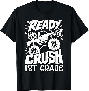 Im Ready to Crush First Grade Back to School 1st Grade Boys T-Shirt Unisex T-shirt, Sweatshirt, Hoodie, Long Sleeve Tee - T-Shirt, Sweatshirt, Hoodie