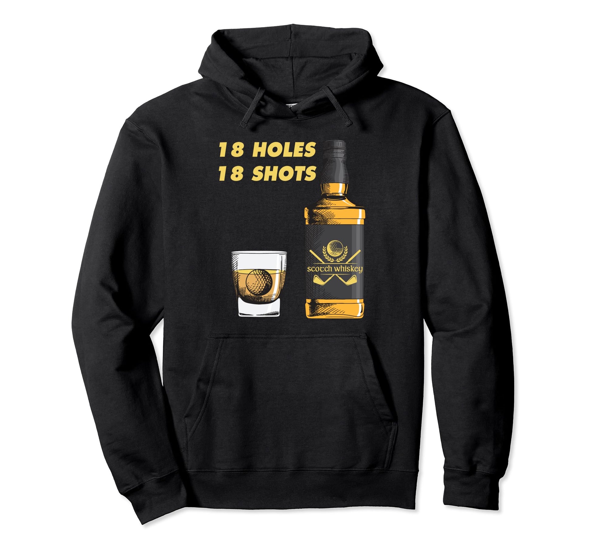 Mens Golf Fathers Day Dad Birthday Golfer Hoodie - Minimalist Print Unisex - T-Shirt, Sweatshirt, Hoodie