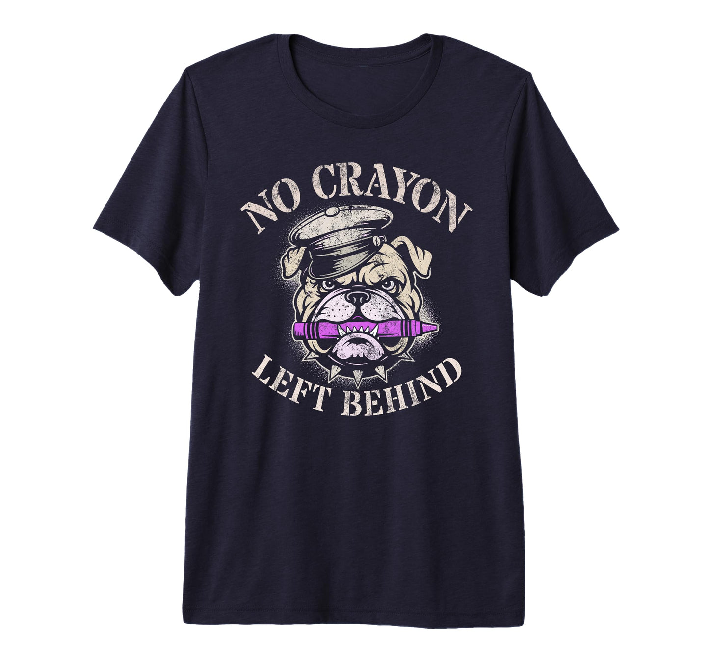 Funny No Crayon Left Behind Officer T-Shirt - Fun Novelty Design Men Women - T-Shirt, Sweatshirt, Hoodie