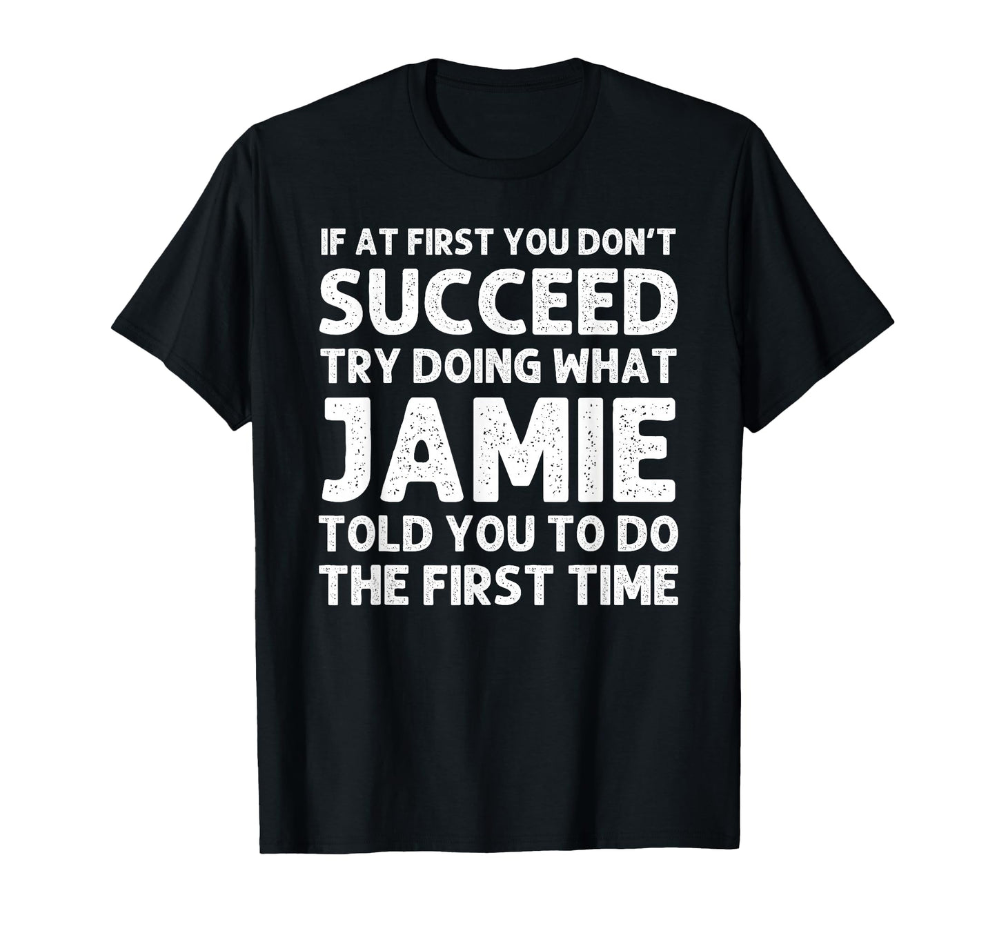 Jamie Gift Name Personalized Birthday T-Shirt - Custom Art Print Unisex - T-Shirt, Sweatshirt, Hoodie