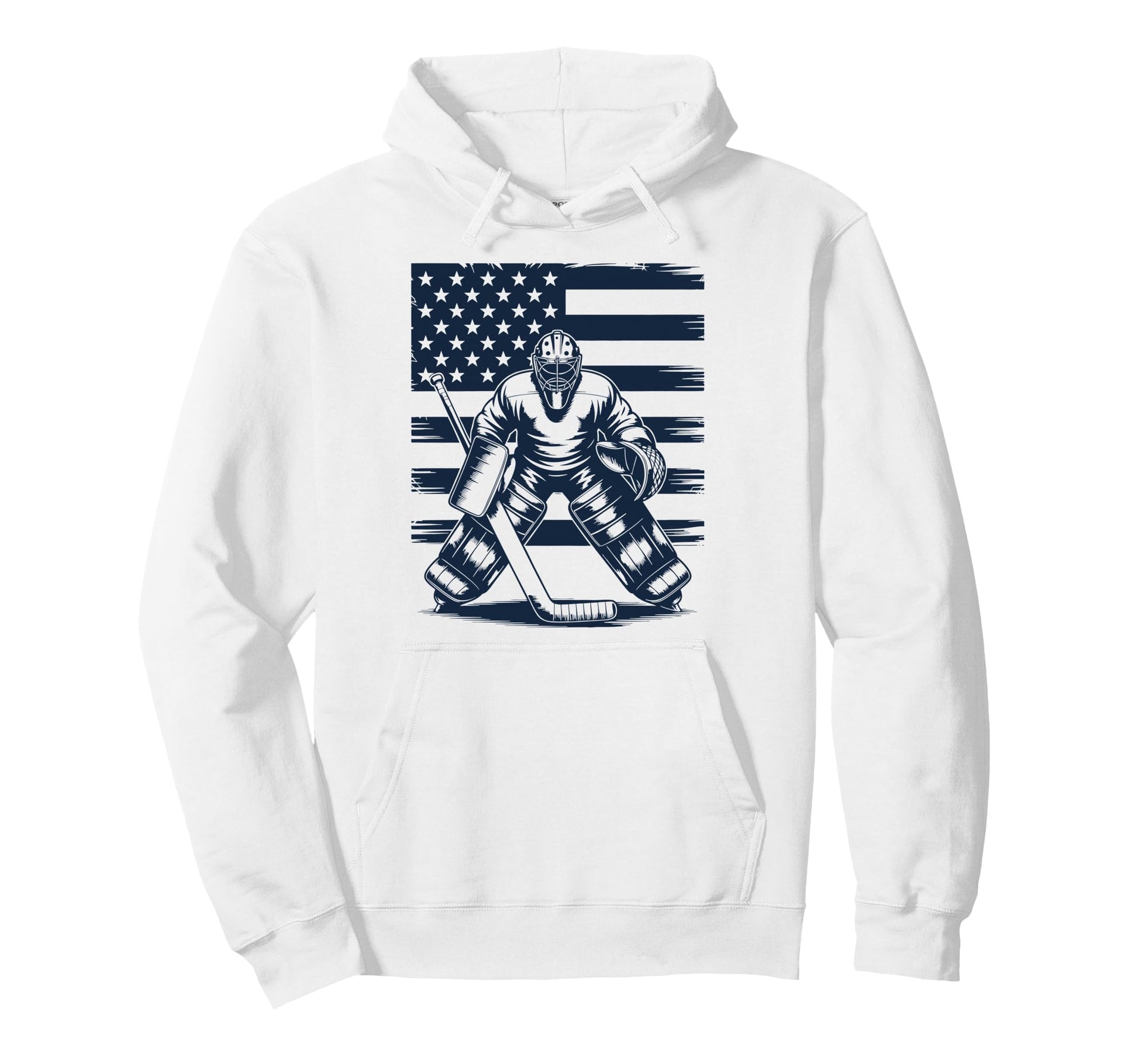 Ice Hockey Goalkeeper Goalie Netminder Hoodie - Novelty Apparel Men Women - T-Shirt, Sweatshirt, Hoodie