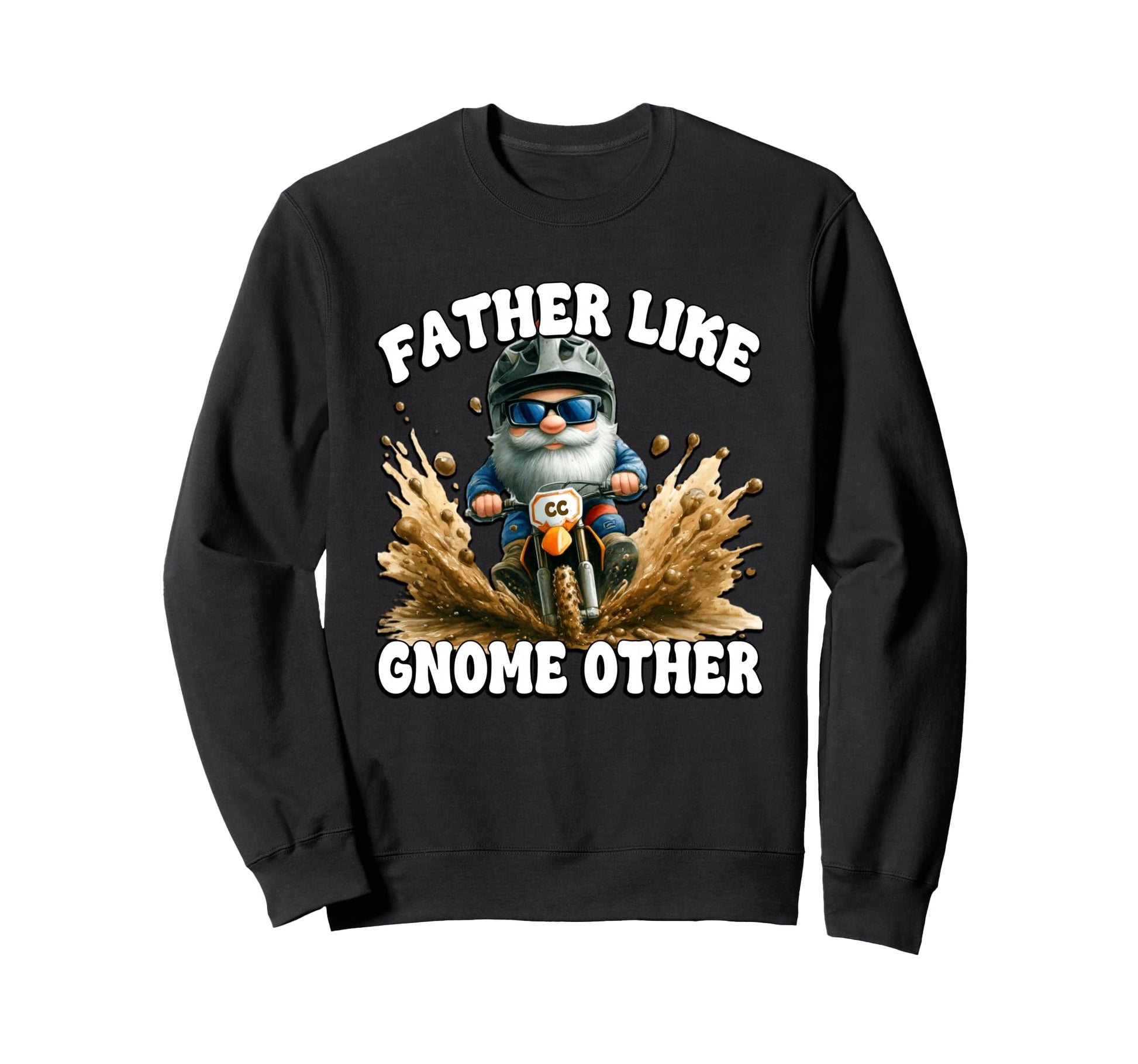 Funny Dirt Bike Dad And Father Sweatshirt - Streetwear Style for Adults - T-Shirt, Sweatshirt, Hoodie