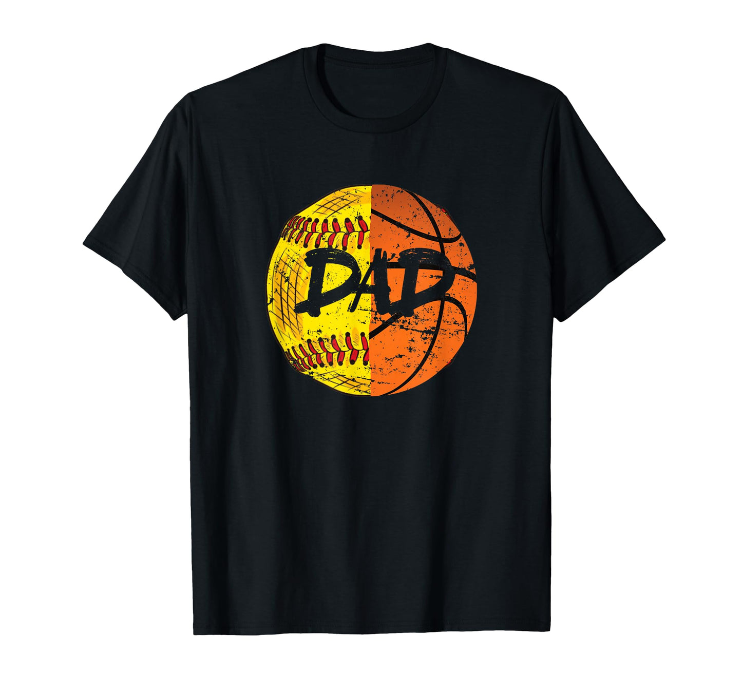 Basketball Softball Funny Dad T-Shirt - Minimalist Print Men Women - T-Shirt, Sweatshirt, Hoodie