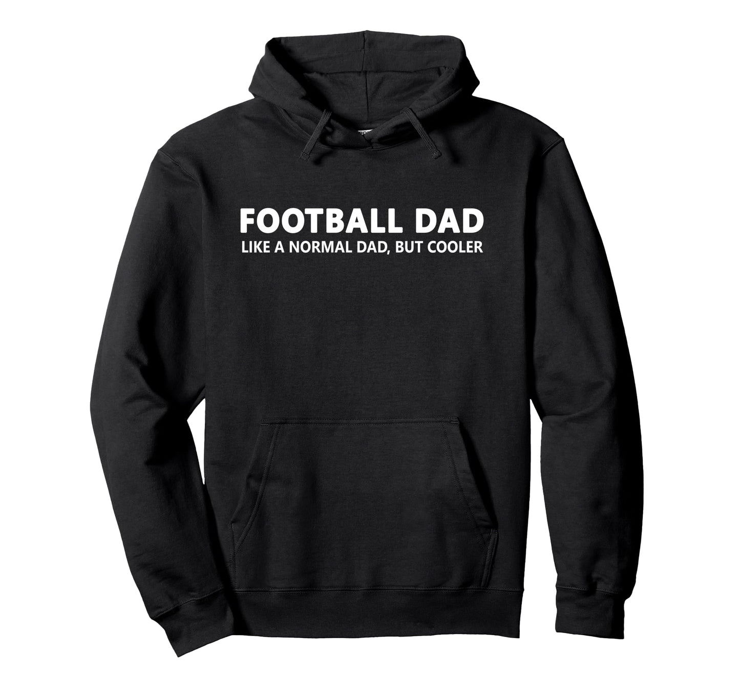 Football Father Football Dad Hoodie - Minimalist Print Men Women - T-Shirt, Sweatshirt, Hoodie