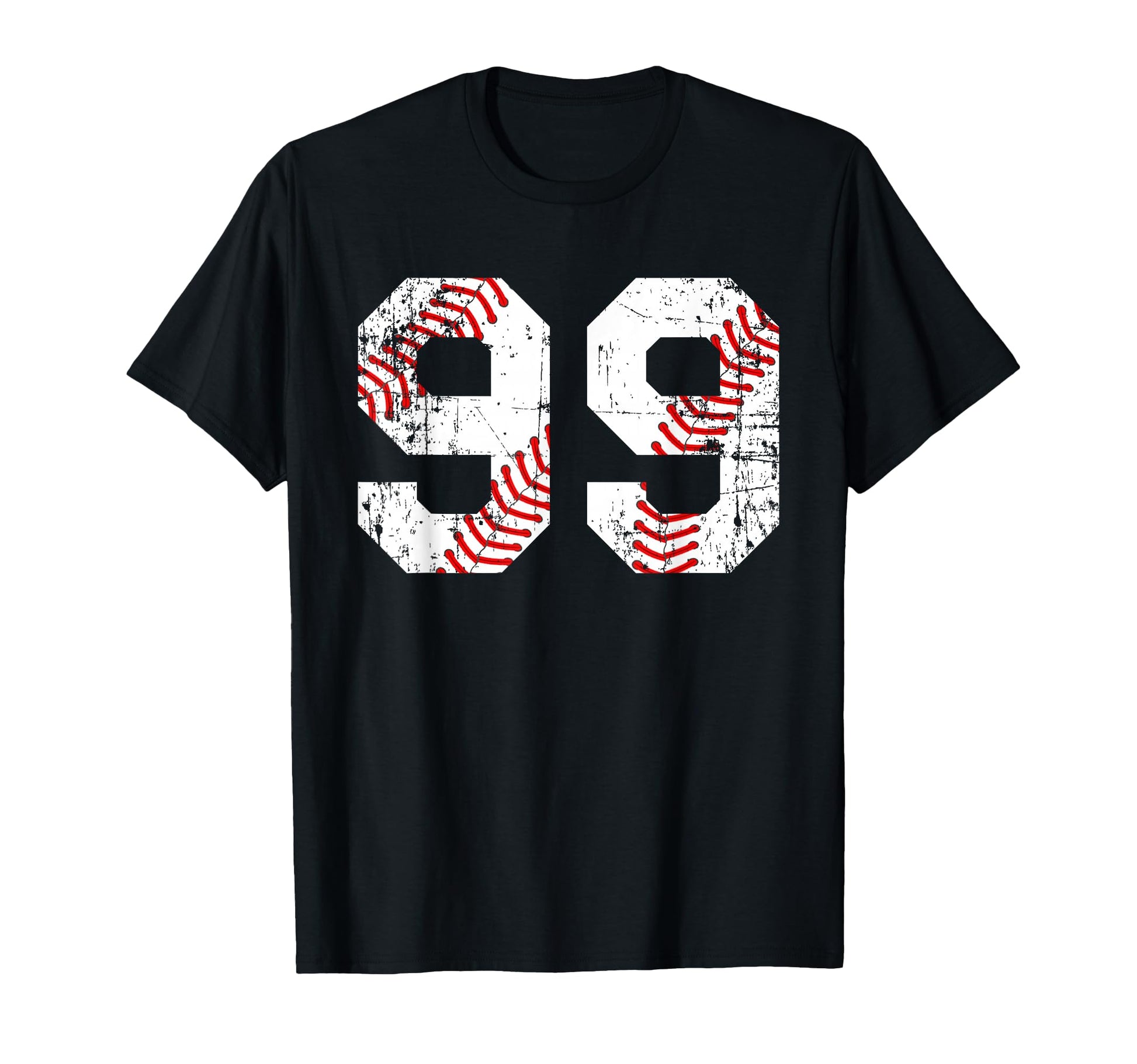 Baseball 99 Jersey Number T-Shirt - Unique Graphic Unisex - T-Shirt, Sweatshirt, Hoodie