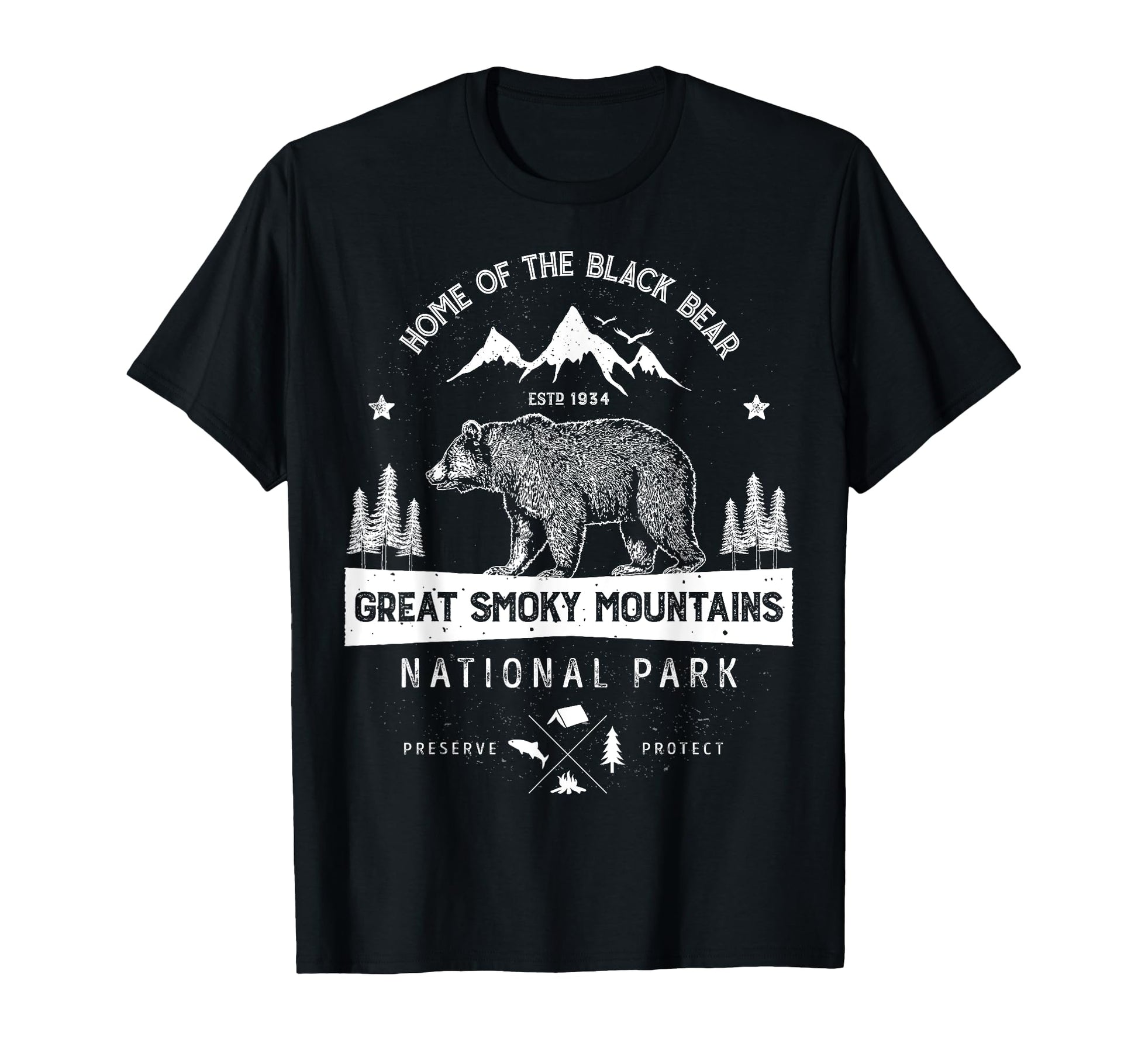 Great Smoky Mountains National Park T-Shirt - Aesthetic Graphic for Adults - T-Shirt, Sweatshirt, Hoodie
