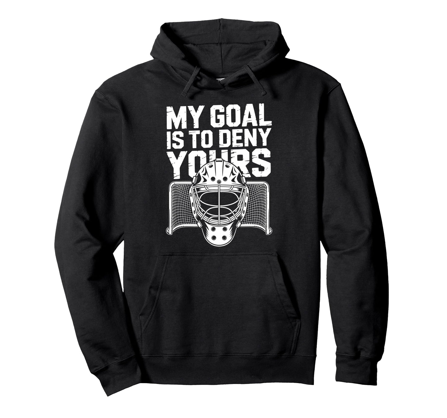 Ice Hockey Goalkeeper Goals Mask Hockey Hoodie - Unique Graphic Men Women - T-Shirt, Sweatshirt, Hoodie