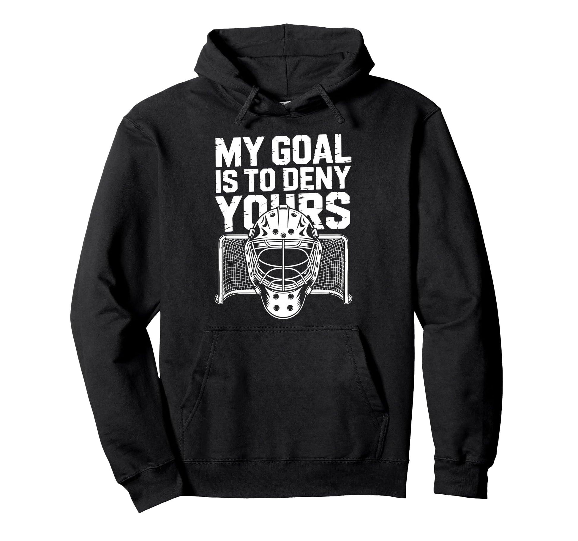 Ice Hockey Goalkeeper Goals Mask Hockey Hoodie - Unique Graphic Men Women - T-Shirt, Sweatshirt, Hoodie