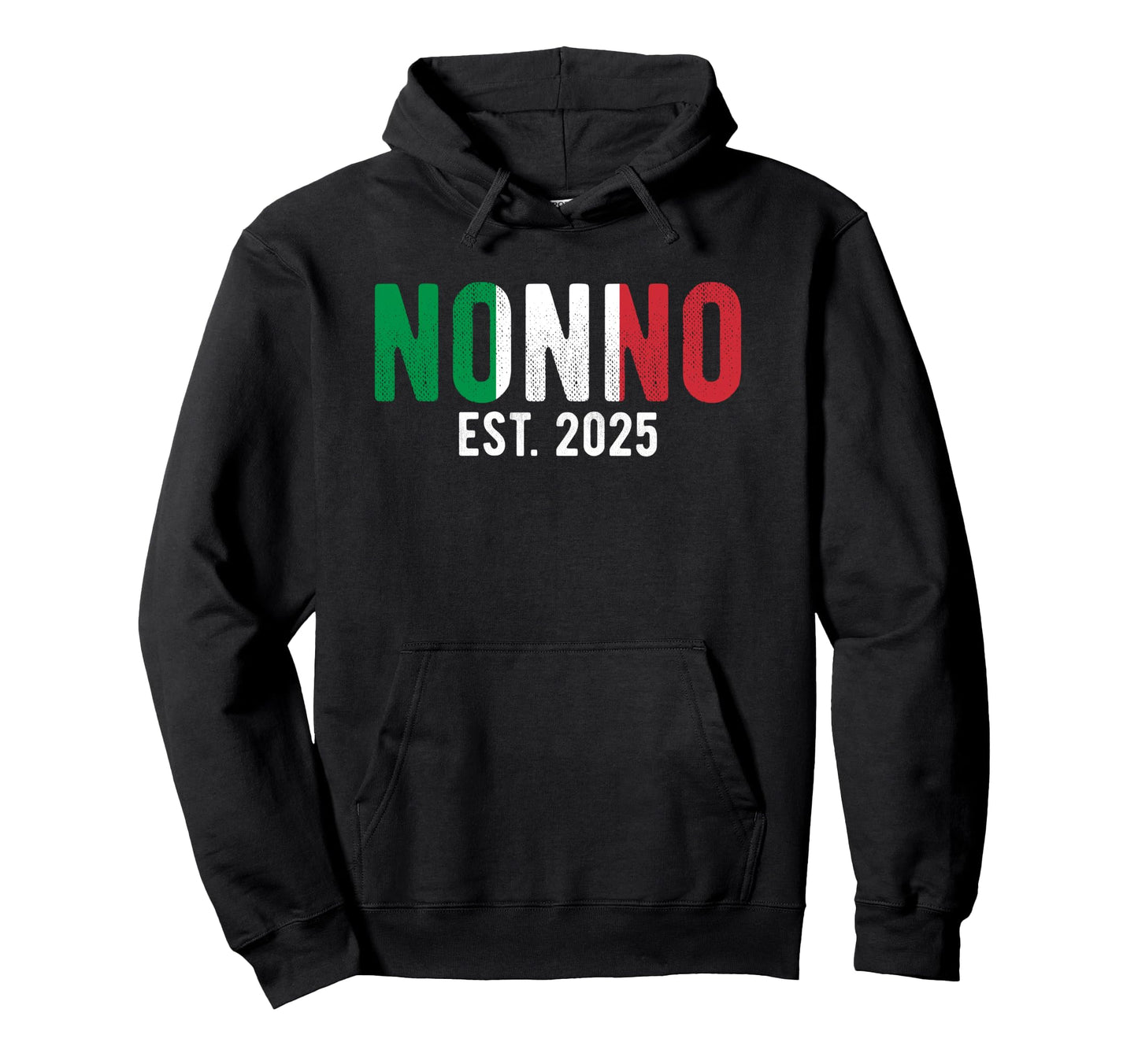 Nonno 2025 Promoted To Nonno Italy Hoodie - Minimalist Print Men Women - T-Shirt, Sweatshirt, Hoodie