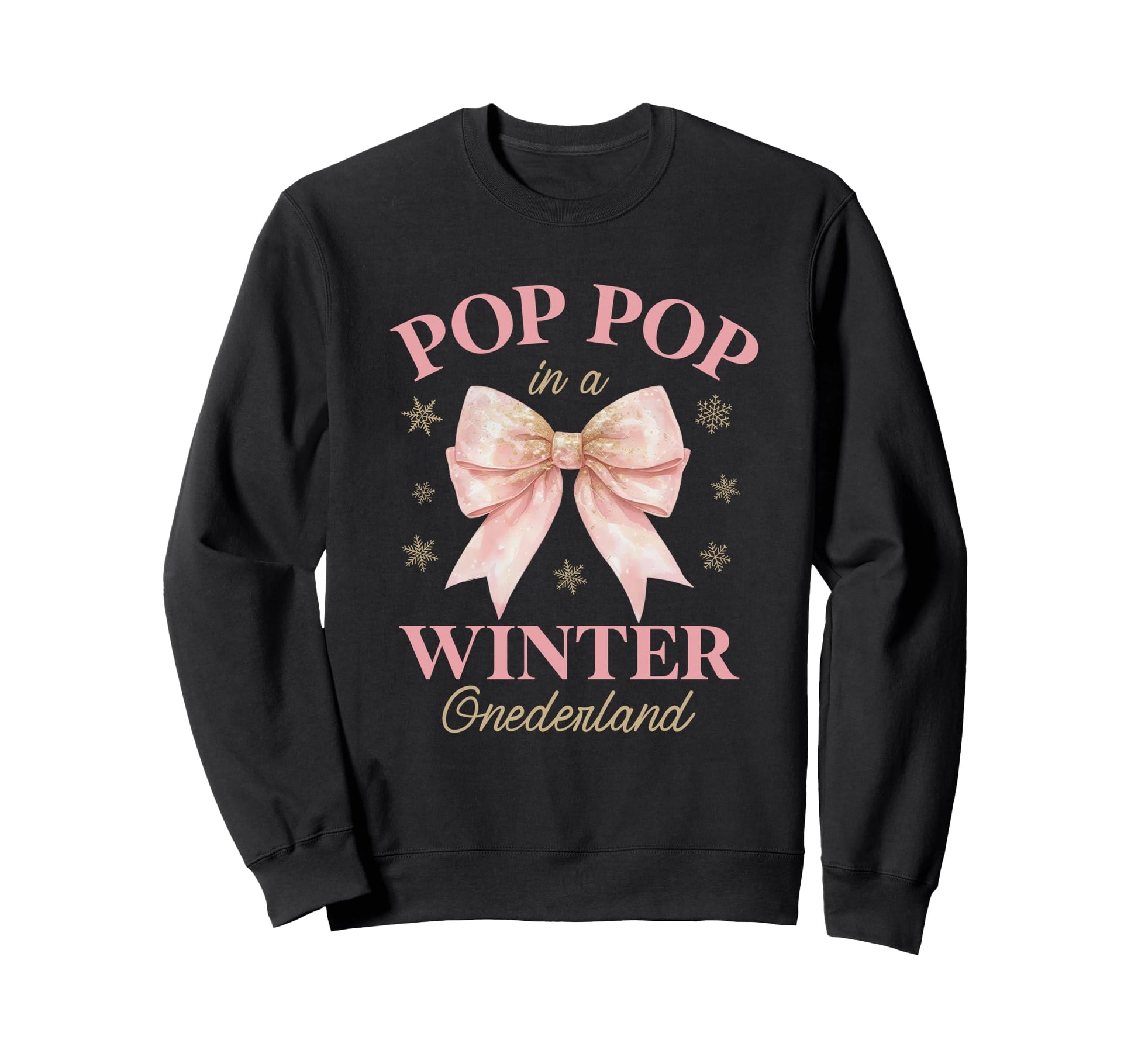 Pop Pop Winter Onederland Birthday Sweatshirt - Aesthetic Graphic Unisex - T-Shirt, Sweatshirt, Hoodie