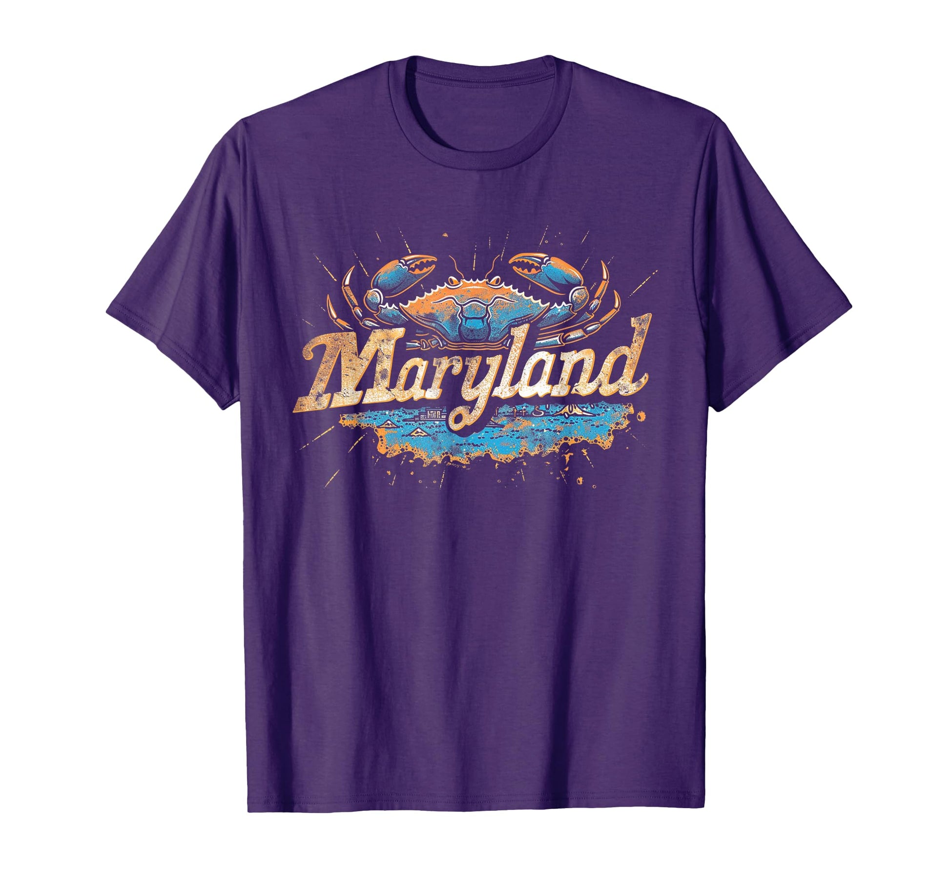 Maryland Funny Crab T-Shirt - Aesthetic Graphic Men Women - T-Shirt, Sweatshirt, Hoodie