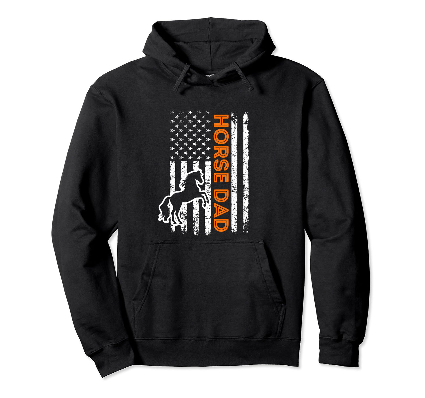 Distressed Horse Dad Flag T Shirts T-Shirt - Streetwear Style Men Women - T-Shirt, Sweatshirt, Hoodie