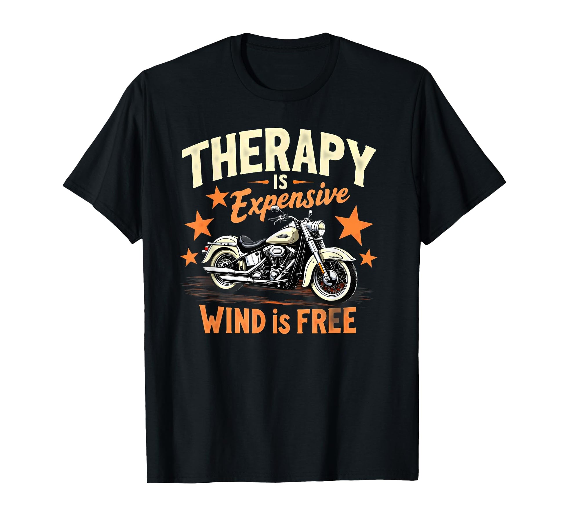 Motorcycle Rider Therapy Is Expensive T-Shirt - Custom Art Print Men Women - T-Shirt, Sweatshirt, Hoodie