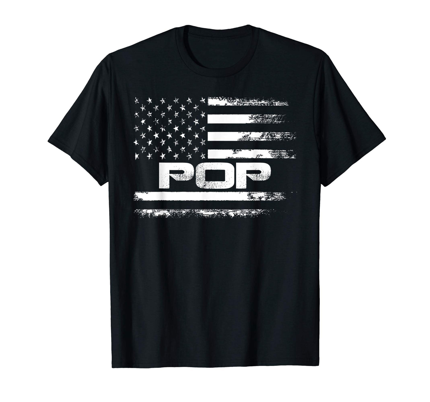 Pop Gift America Flag Fathers Day Gift T-Shirt - Unique Graphic Men Women - T-Shirt, Sweatshirt, Hoodie