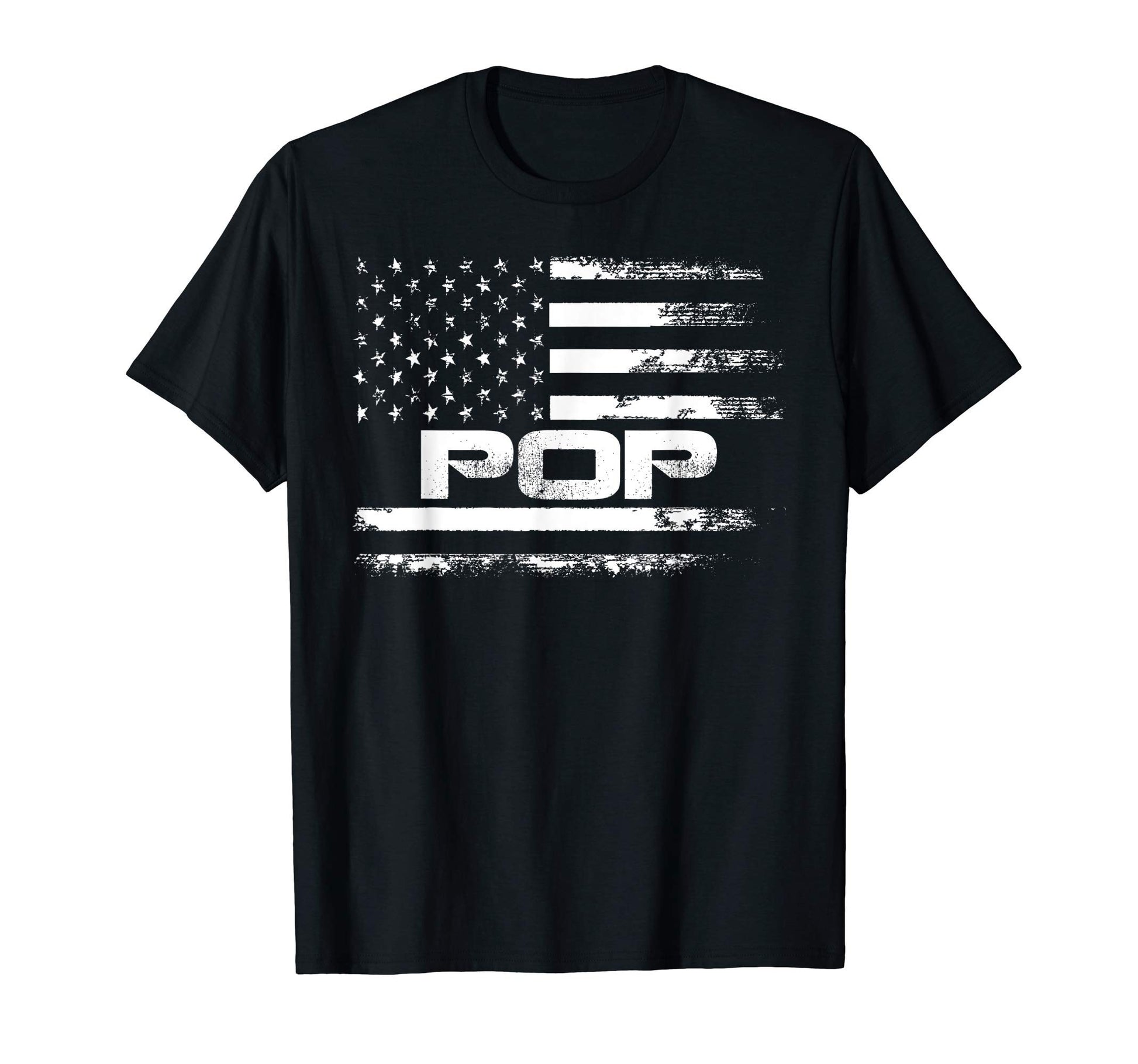 Pop Gift America Flag Fathers Day Gift T-Shirt - Unique Graphic Men Women - T-Shirt, Sweatshirt, Hoodie
