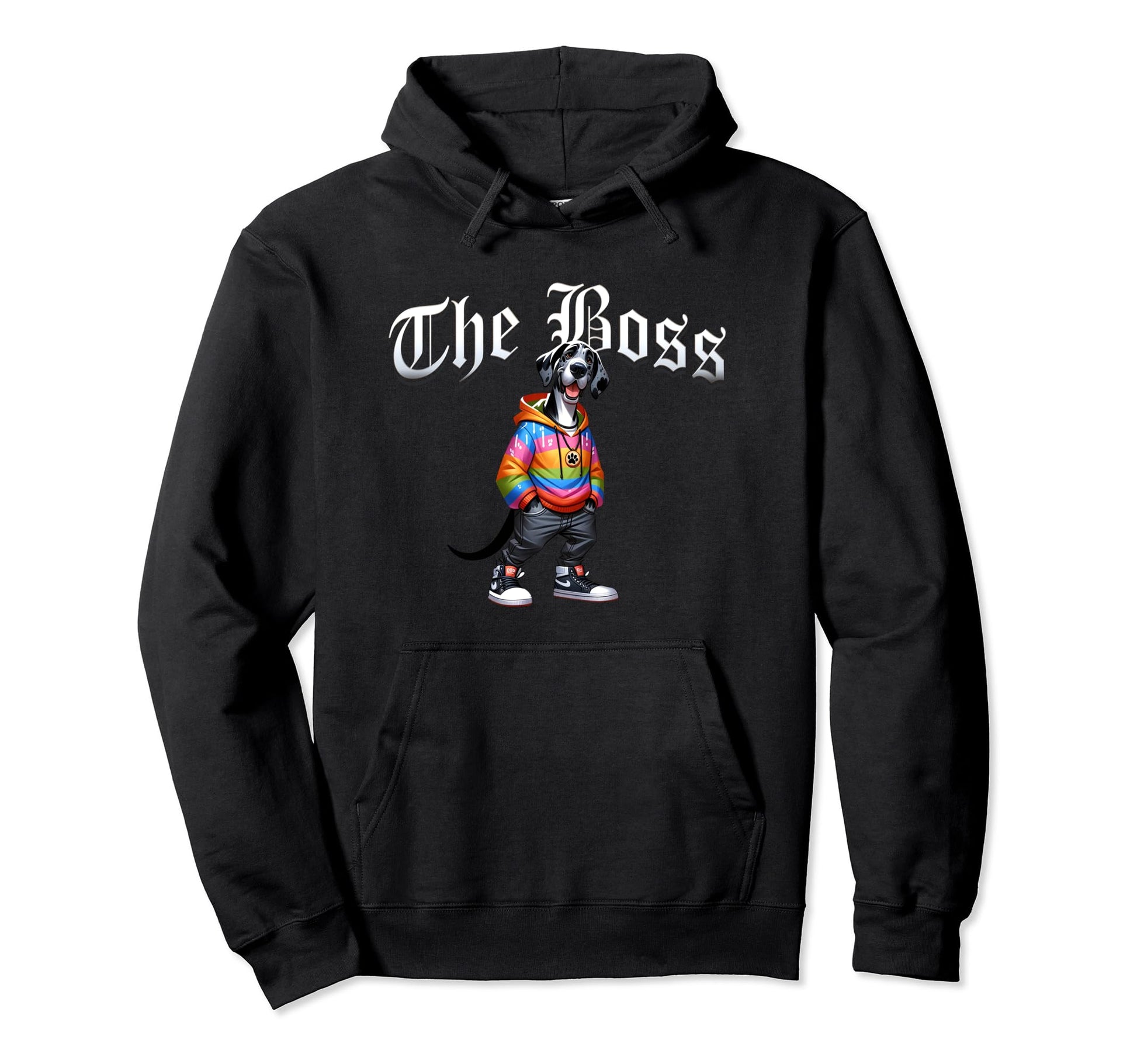 Great Dane Dog Boss Jacket Outfit Dog Mom Hoodie - Minimalist Print Unisex - T-Shirt, Sweatshirt, Hoodie