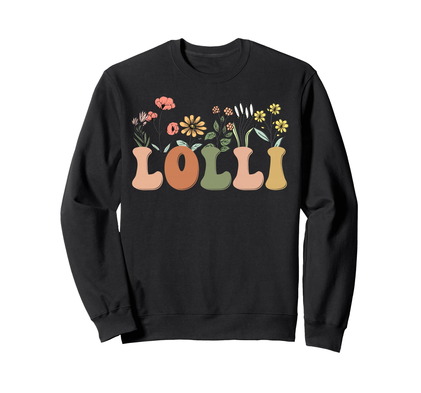 Lolli Grandmother Grandma Grandmama Sweatshirt - Graphic Print Men Women - T-Shirt, Sweatshirt, Hoodie