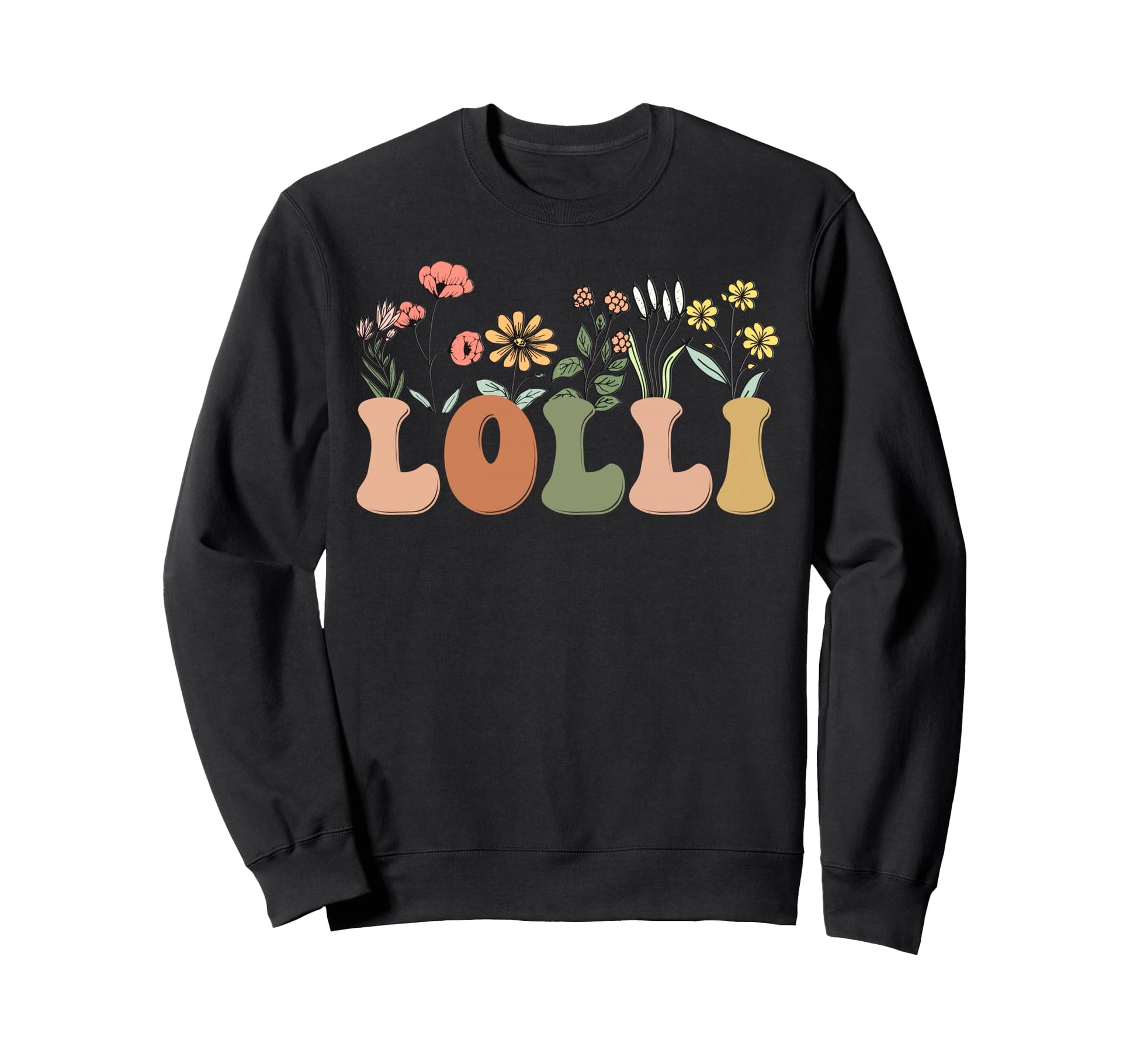 Lolli Grandmother Grandma Grandmama Sweatshirt - Graphic Print Men Women - T-Shirt, Sweatshirt, Hoodie