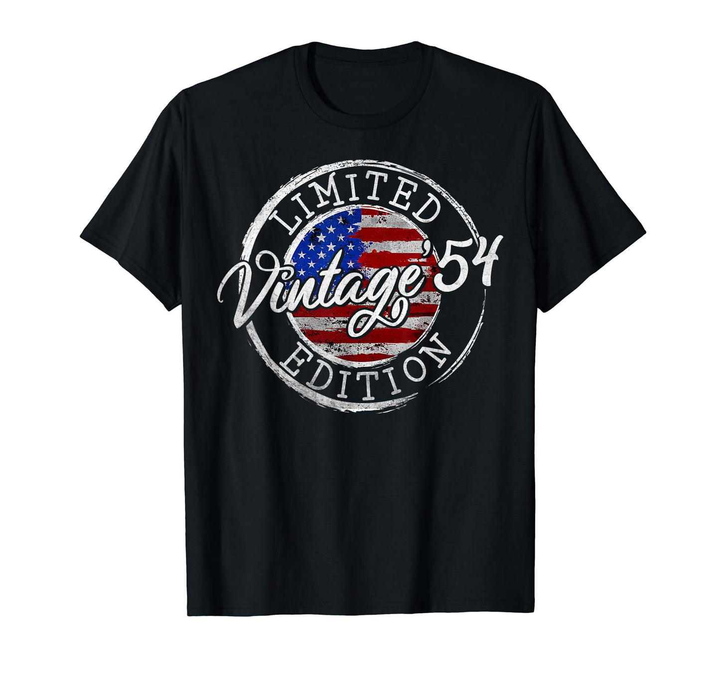 1954 American Usa Flag 70Th T-Shirt - Casual Everyday Wear Men Women - T-Shirt, Sweatshirt, Hoodie