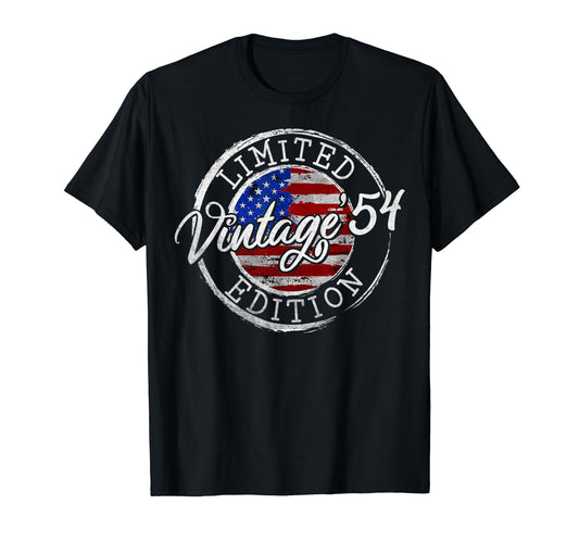 1954 American Usa Flag 70Th T-Shirt - Casual Everyday Wear Men Women - T-Shirt, Sweatshirt, Hoodie