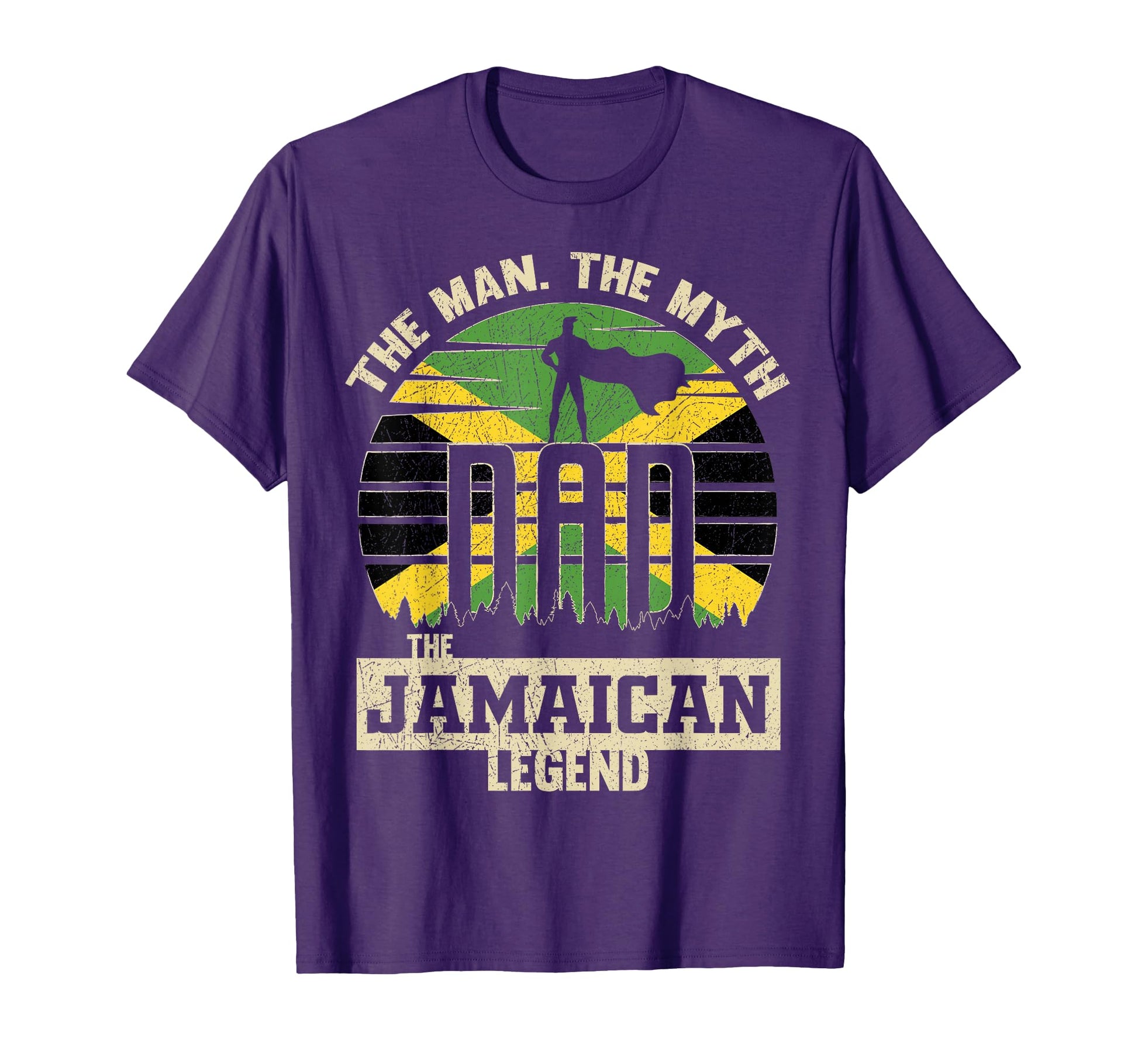 Myth Jamaican Legend Dad T-Shirt - Unique Graphic Men Women - T-Shirt, Sweatshirt, Hoodie