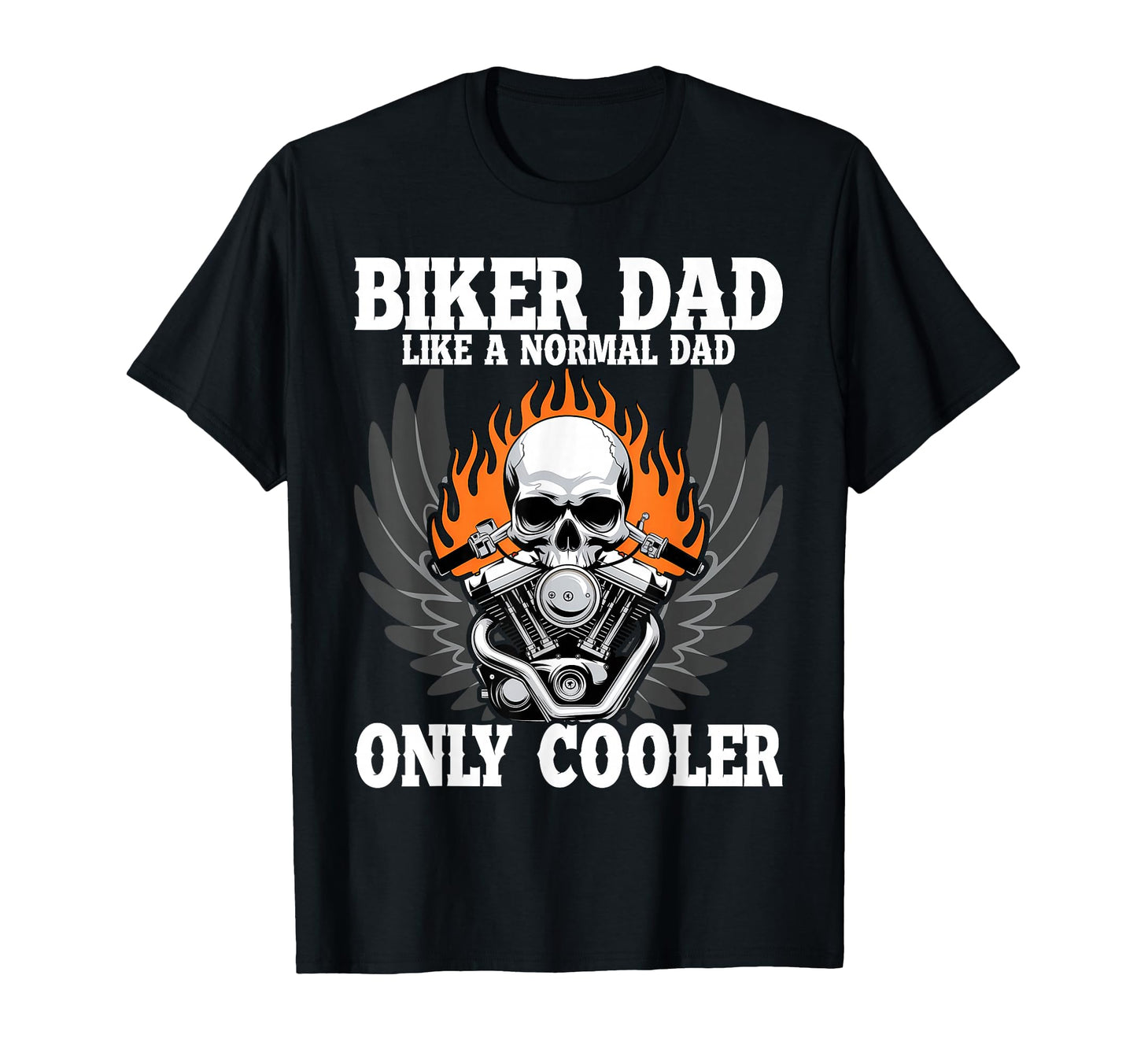 Biking Fathers Day Biker Dad T-Shirt - Trendy Graphic for Adults - T-Shirt, Sweatshirt, Hoodie