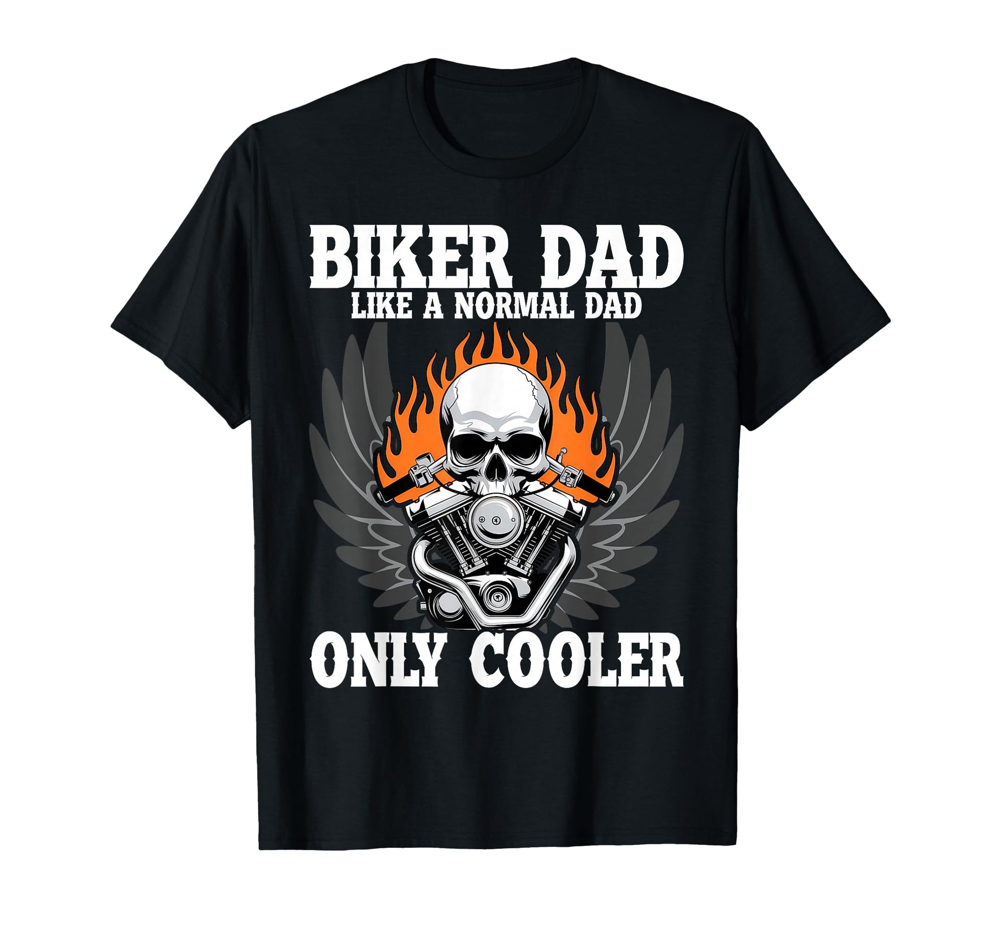 Biking Fathers Day Biker Dad T-Shirt - Trendy Graphic for Adults - T-Shirt, Sweatshirt, Hoodie