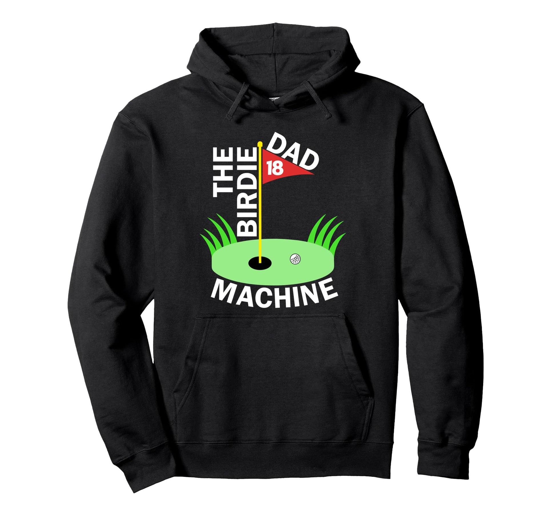 Golf Dad Father Day Golfing Outfit Hoodie - Custom Art Print for Adults - T-Shirt, Sweatshirt, Hoodie