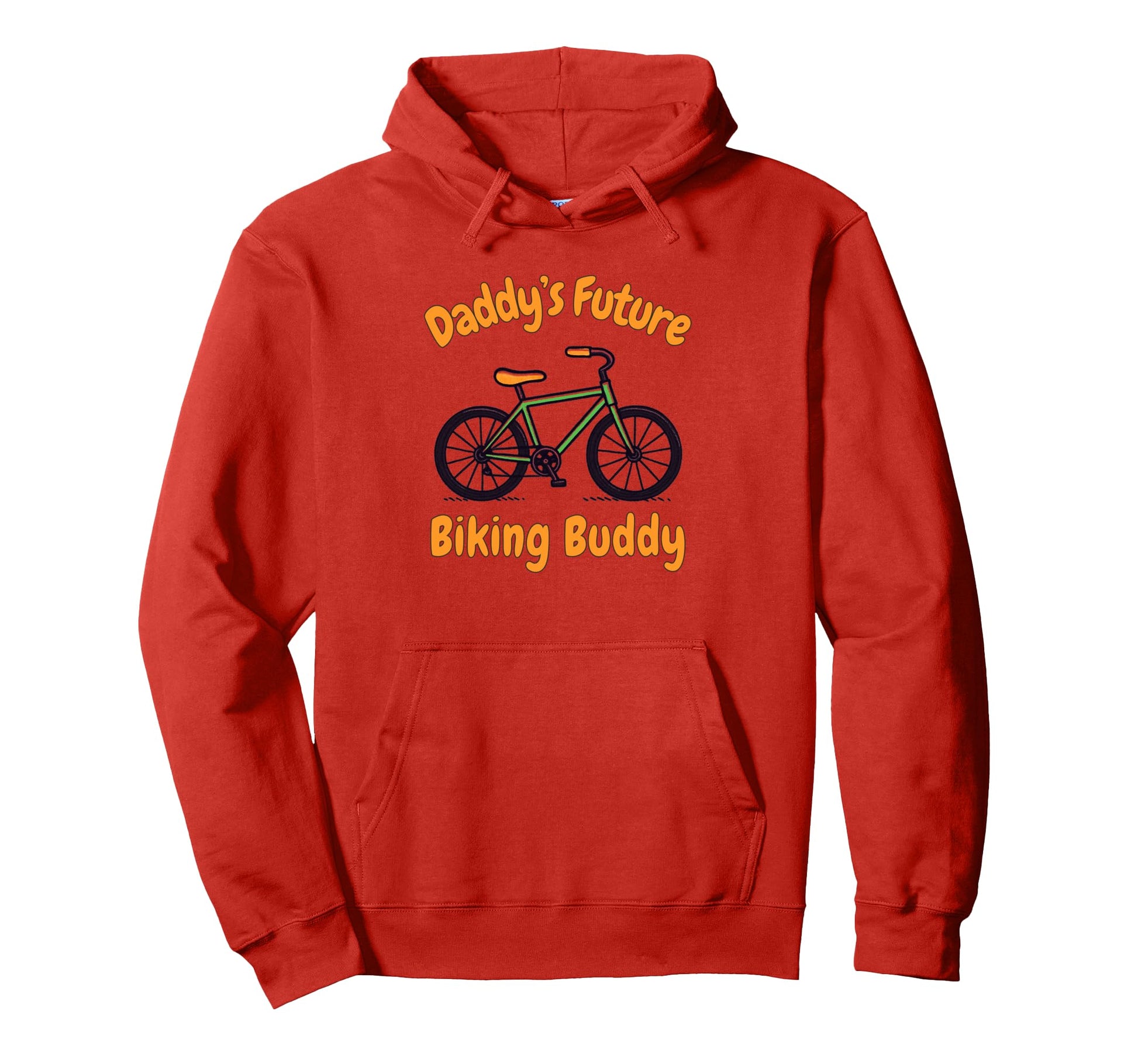 Biker Dad Daddys Future Biking Buddy Father Hoodie - Graphic Print Unisex - T-Shirt, Sweatshirt, Hoodie