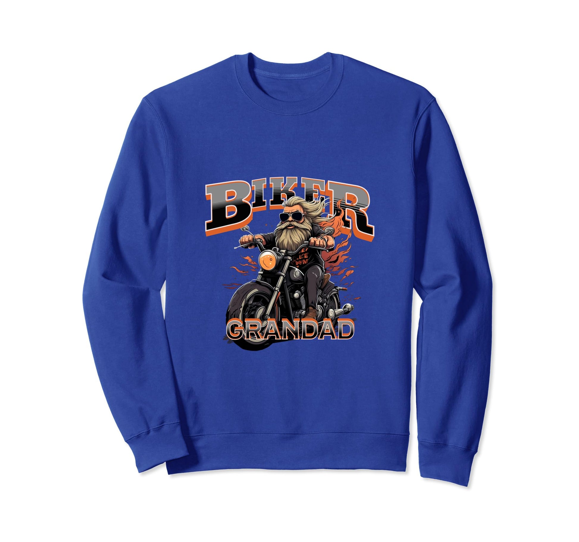 Mens Motorbike Biker Grandpa Sweatshirt - Novelty Apparel Unisex - T-Shirt, Sweatshirt, Hoodie