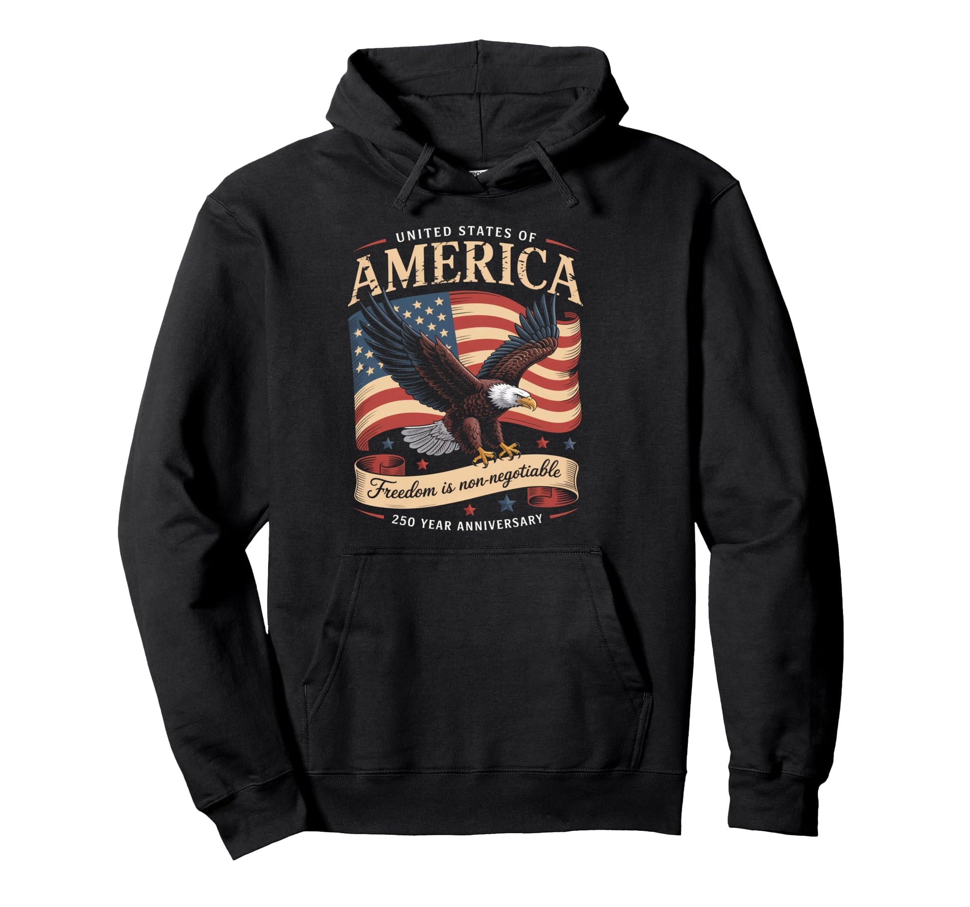 United States 250 Year Anniversary Sweatshirt - Novelty Apparel for Adults - T-Shirt, Sweatshirt, Hoodie