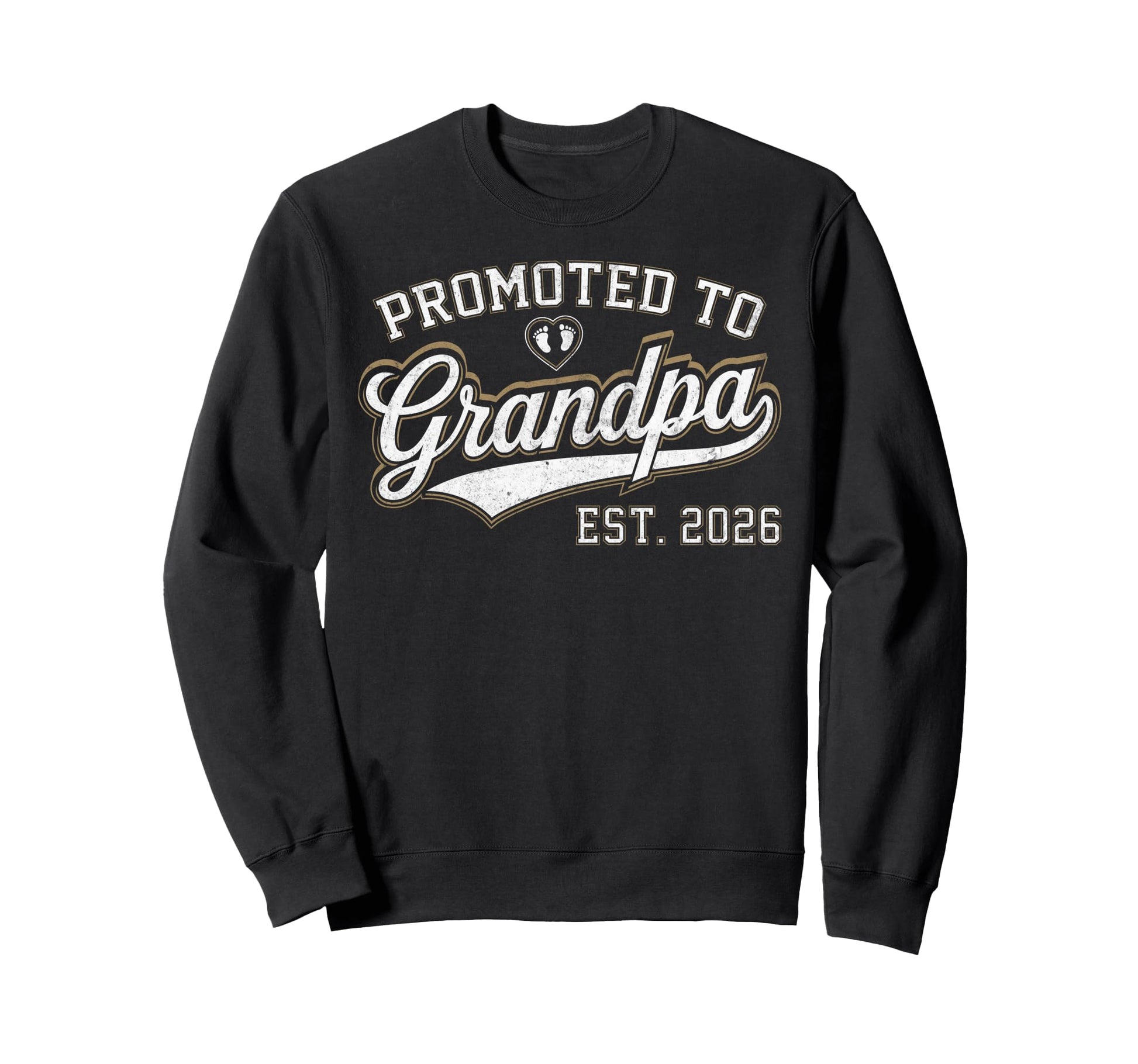 Promoted To Grandpa Est 2026 Sweatshirt - Aesthetic Graphic for Adults - T-Shirt, Sweatshirt, Hoodie
