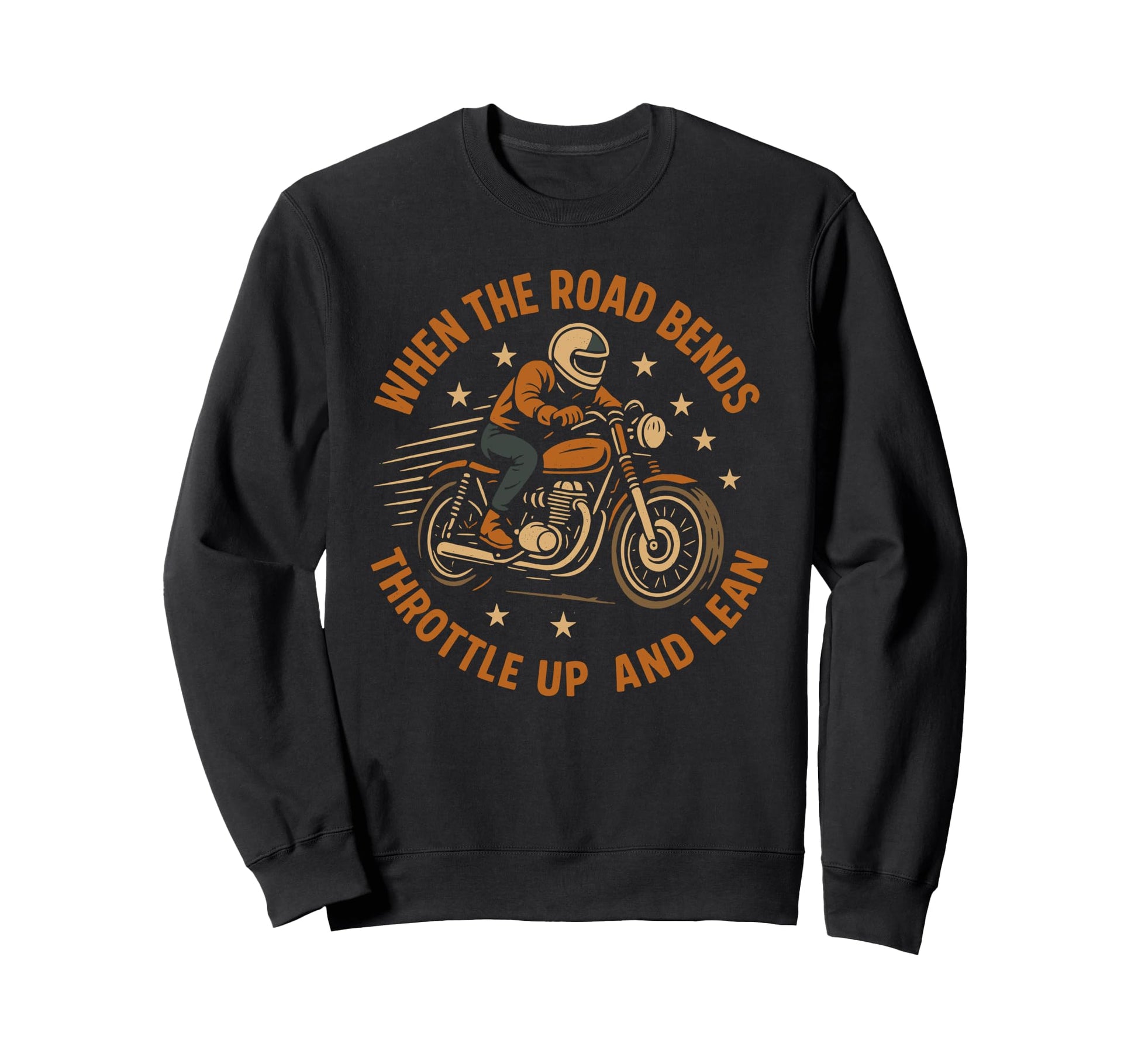 Funny Biker Motorcycle Rider Sweatshirt - Casual Everyday Wear Men Women - T-Shirt, Sweatshirt, Hoodie