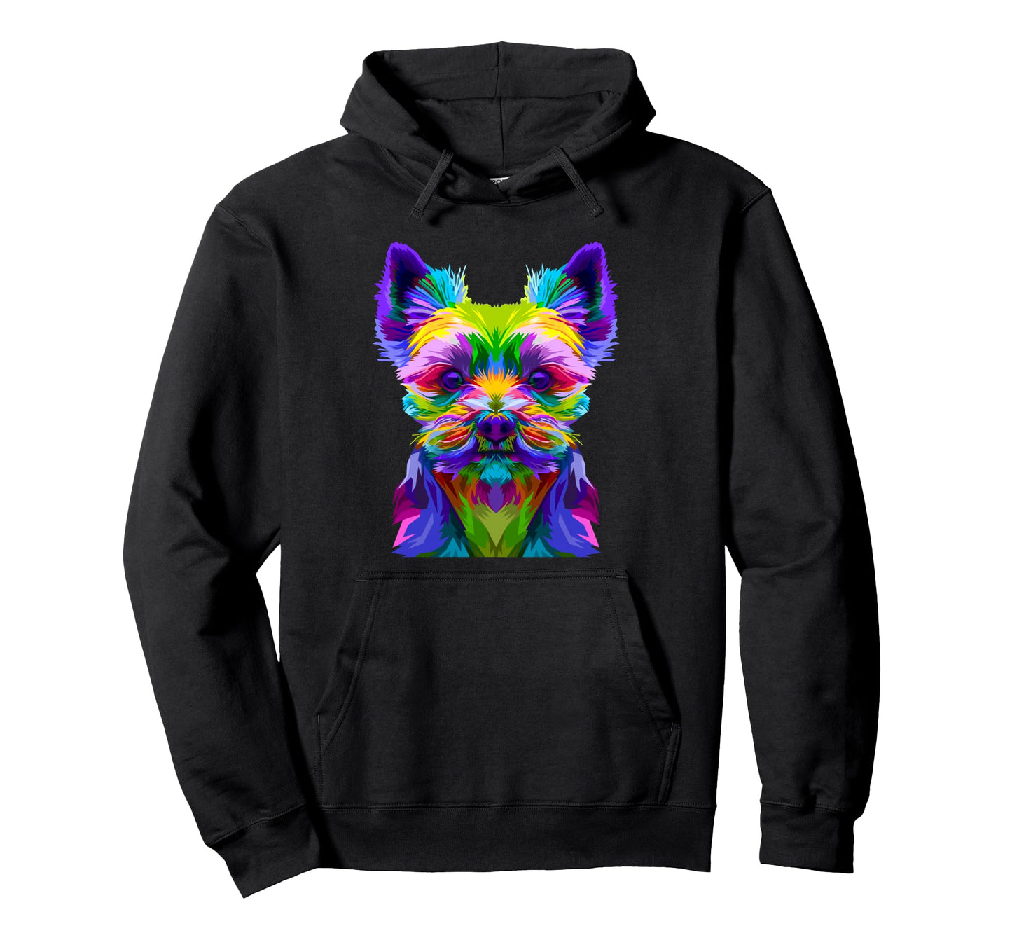 Yorkshire Terrier Yorkie Pop Art Dog Gift Hoodie - Trendy Graphic Unisex - T-Shirt, Sweatshirt, Hoodie