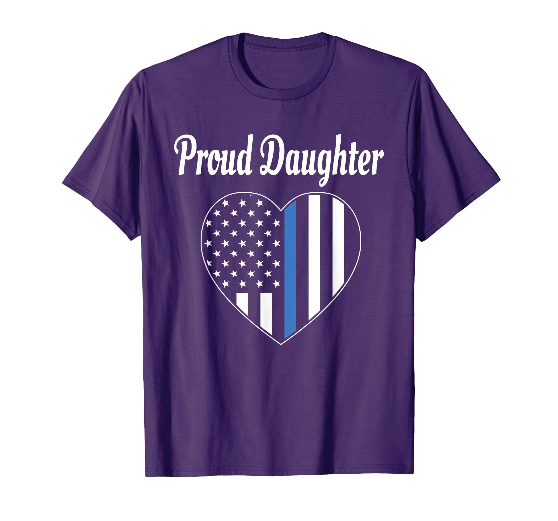Proud Daughter Police Officer Law T-Shirt - Trendy Graphic for Adults - T-Shirt, Sweatshirt, Hoodie