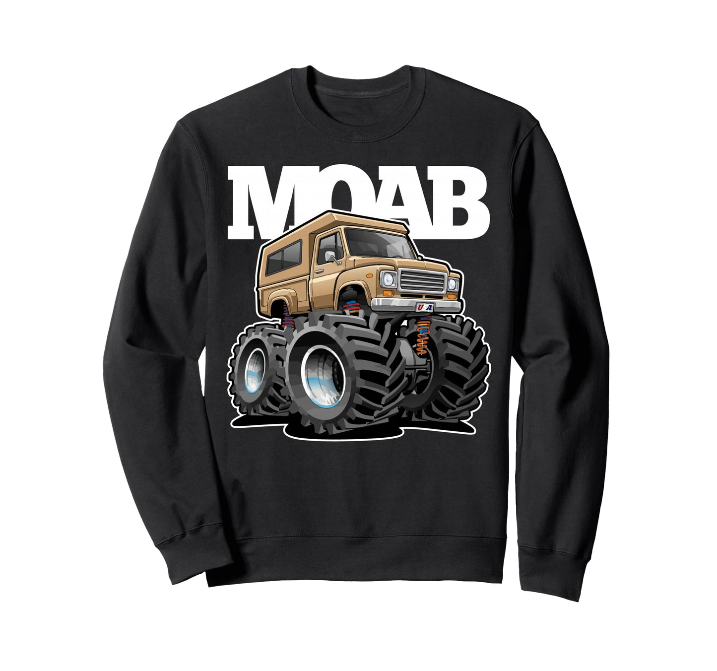 Moab Utah Offroad 4X4 Pick Up Truck Sweatshirt - Custom Art Print Men Women - T-Shirt, Sweatshirt, Hoodie