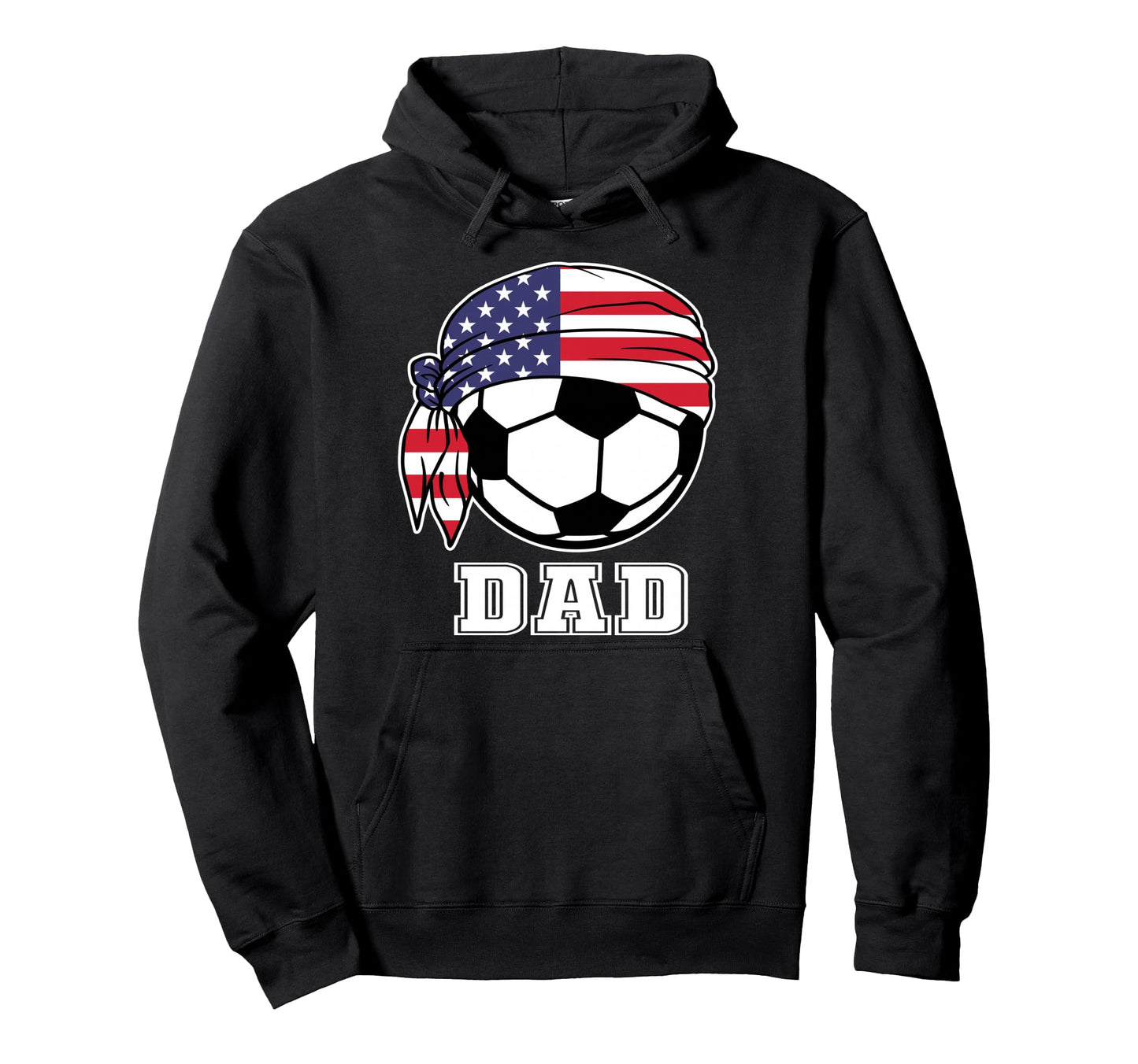 Soccer Dad Pops Father Soccer Player Hoodie - Fun Novelty Design Men Women - T-Shirt, Sweatshirt, Hoodie