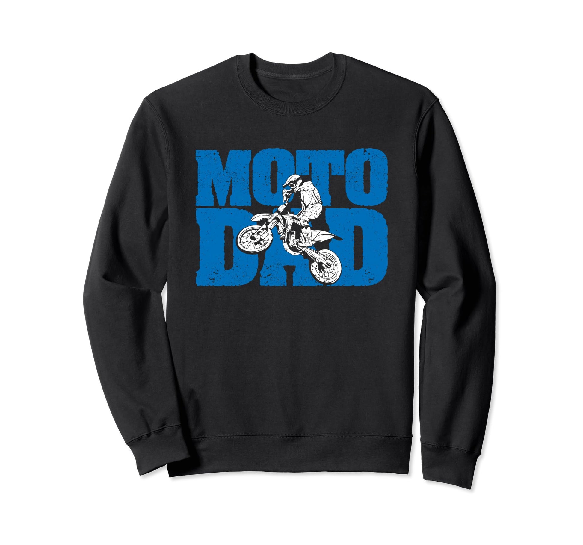 Moto Dad Dirt Bike Motocross Sweatshirt - Aesthetic Graphic for Adults - T-Shirt, Sweatshirt, Hoodie