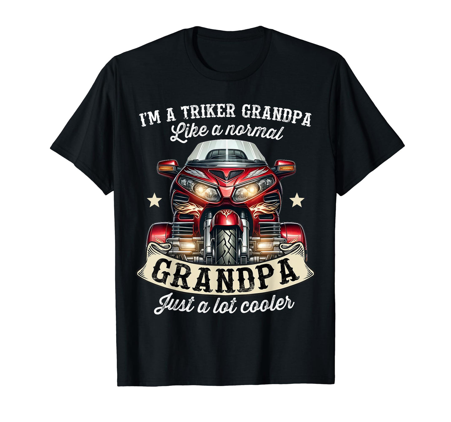 Grandpa Trike Rider 3 Wheels T-Shirt - Novelty Apparel for Adults - T-Shirt, Sweatshirt, Hoodie
