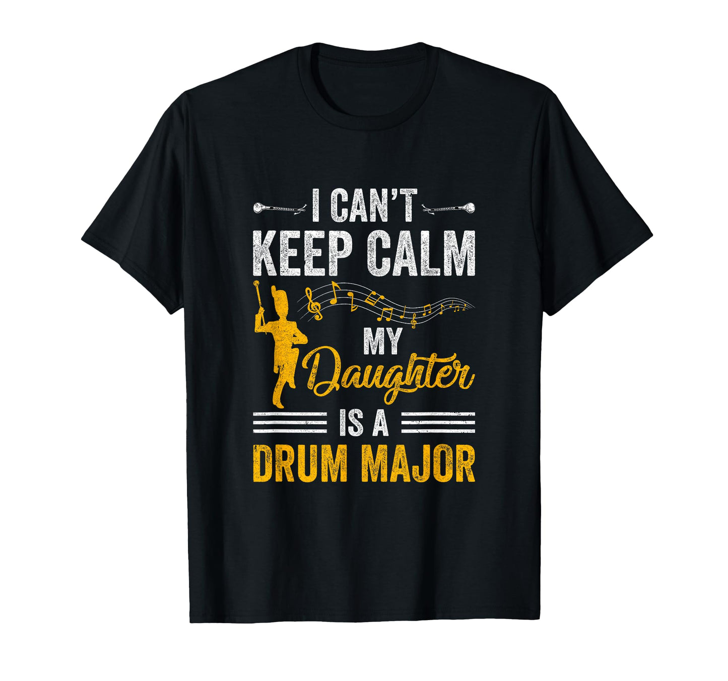 Daughter Drum Major Mom Dad Funny T-Shirt - Streetwear Style for Adults - T-Shirt, Sweatshirt, Hoodie