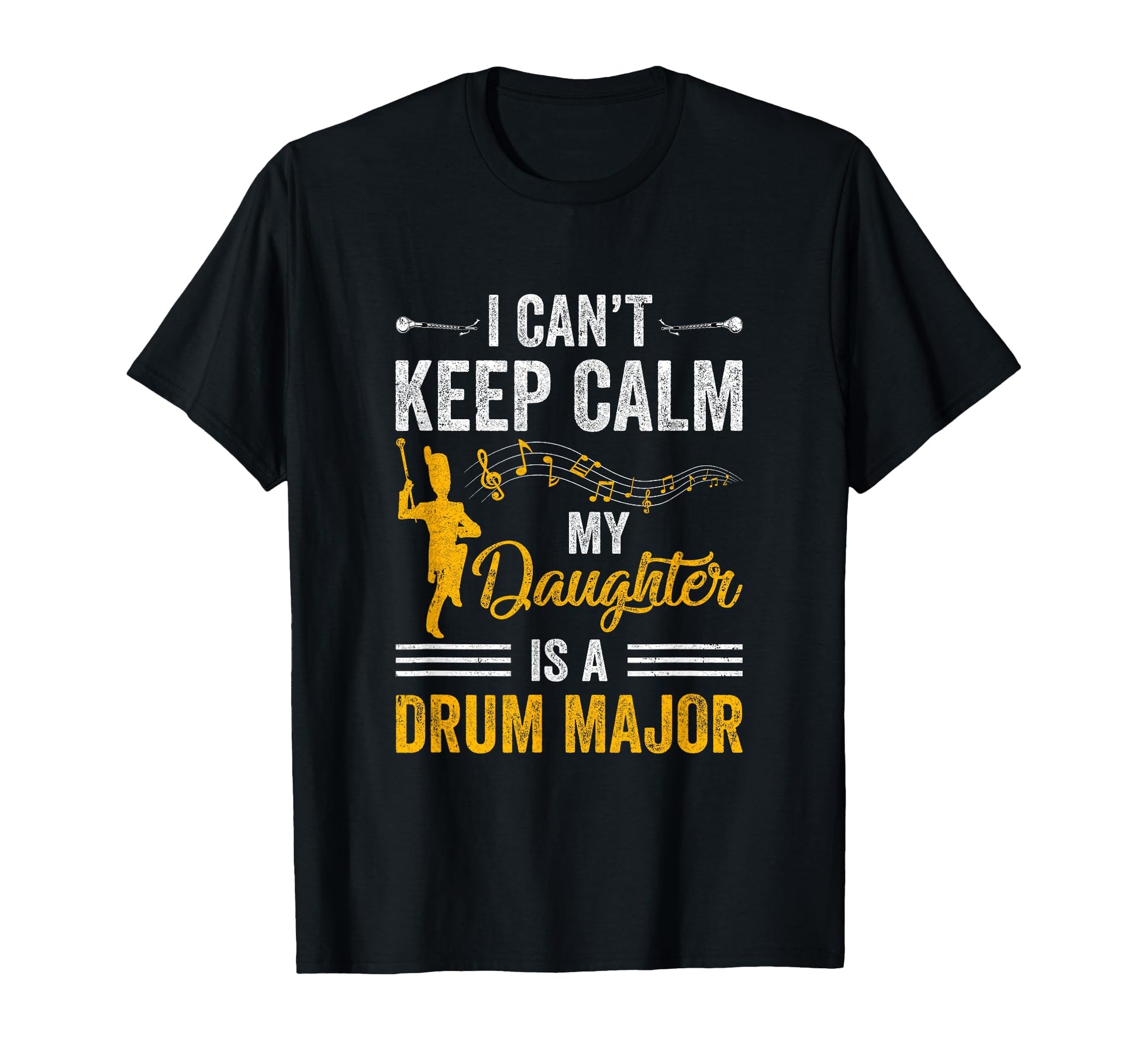 Daughter Drum Major Mom Dad Funny T-Shirt - Streetwear Style for Adults - T-Shirt, Sweatshirt, Hoodie