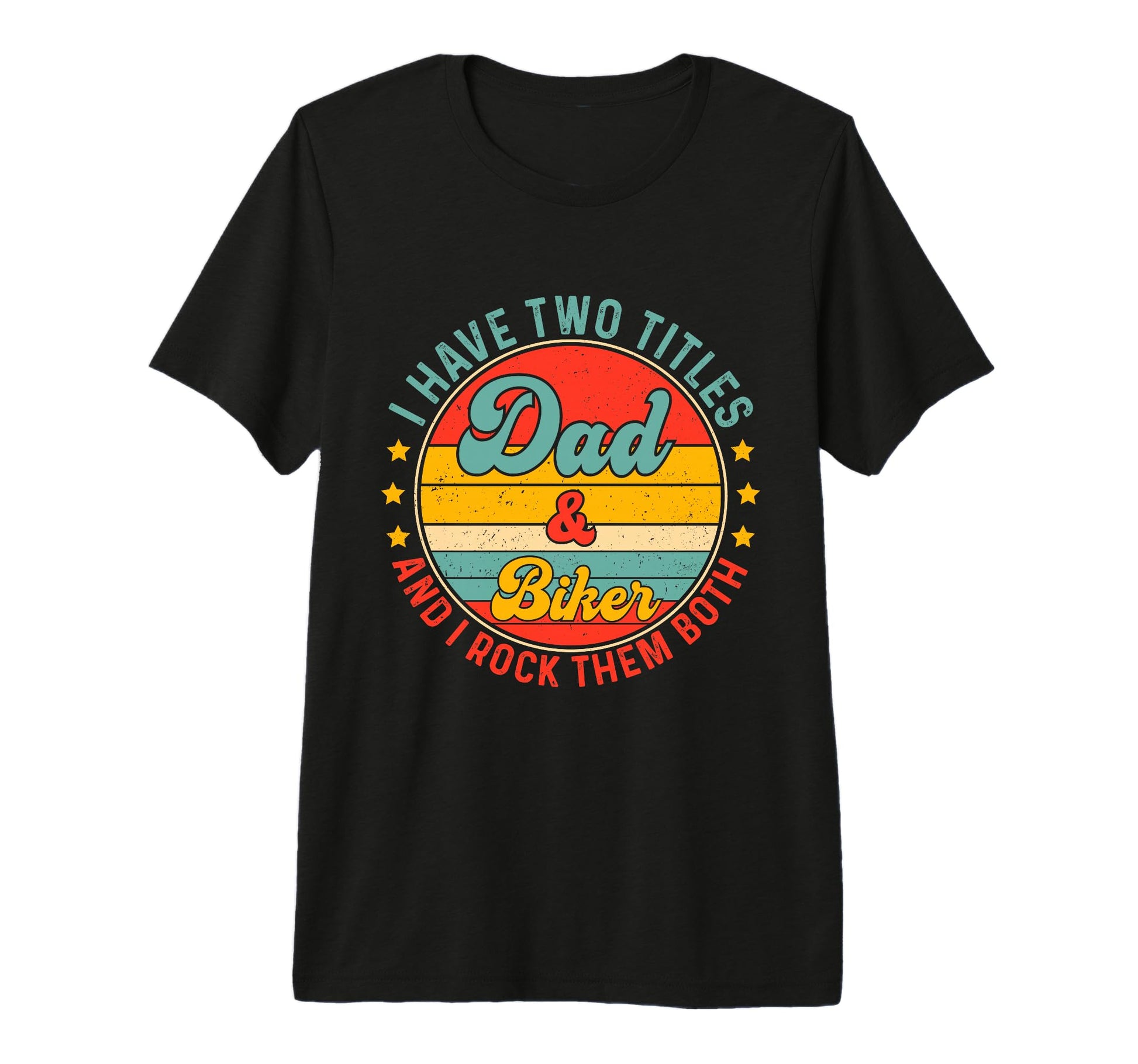 Mens Biker Dad Father Day Biker T-Shirt - Trendy Graphic for Adults - T-Shirt, Sweatshirt, Hoodie