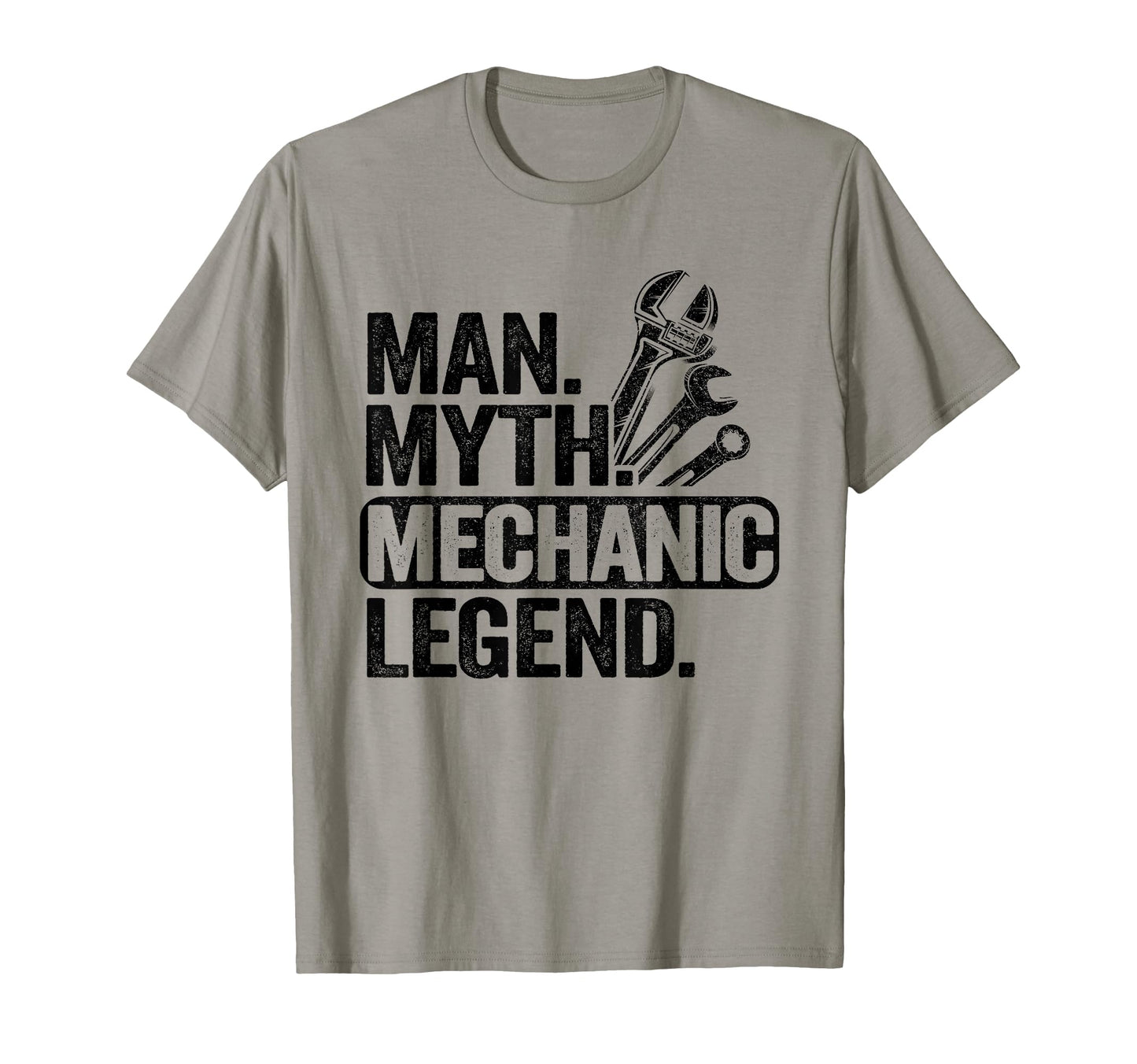 Myth Mechanic Legend Car Guy Garage T-Shirt - Aesthetic Graphic for Adults - T-Shirt, Sweatshirt, Hoodie