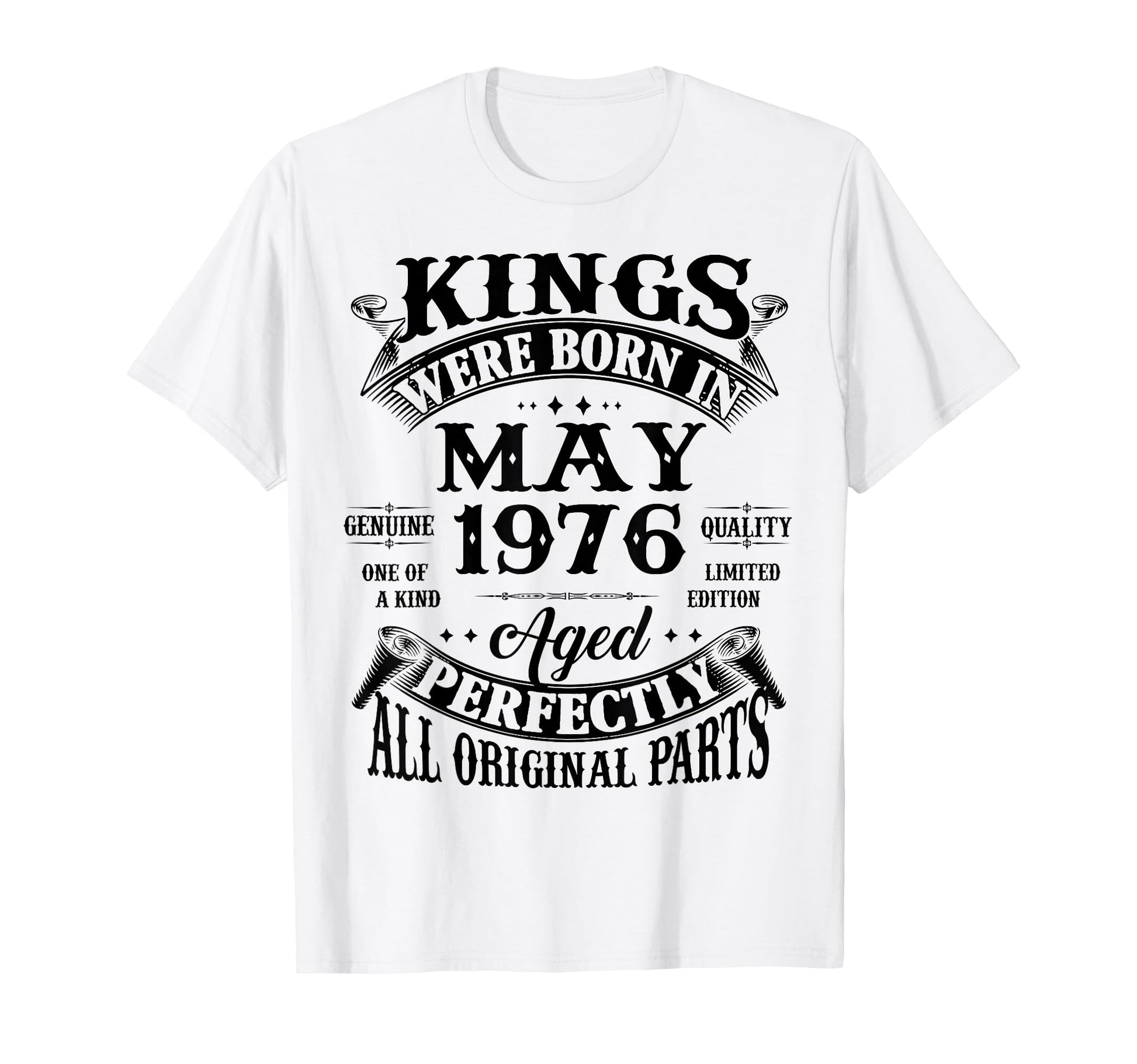 50Th Birthday Gift Kings Born May 1976 T-Shirt - Novelty Apparel Men Women - T-Shirt, Sweatshirt, Hoodie