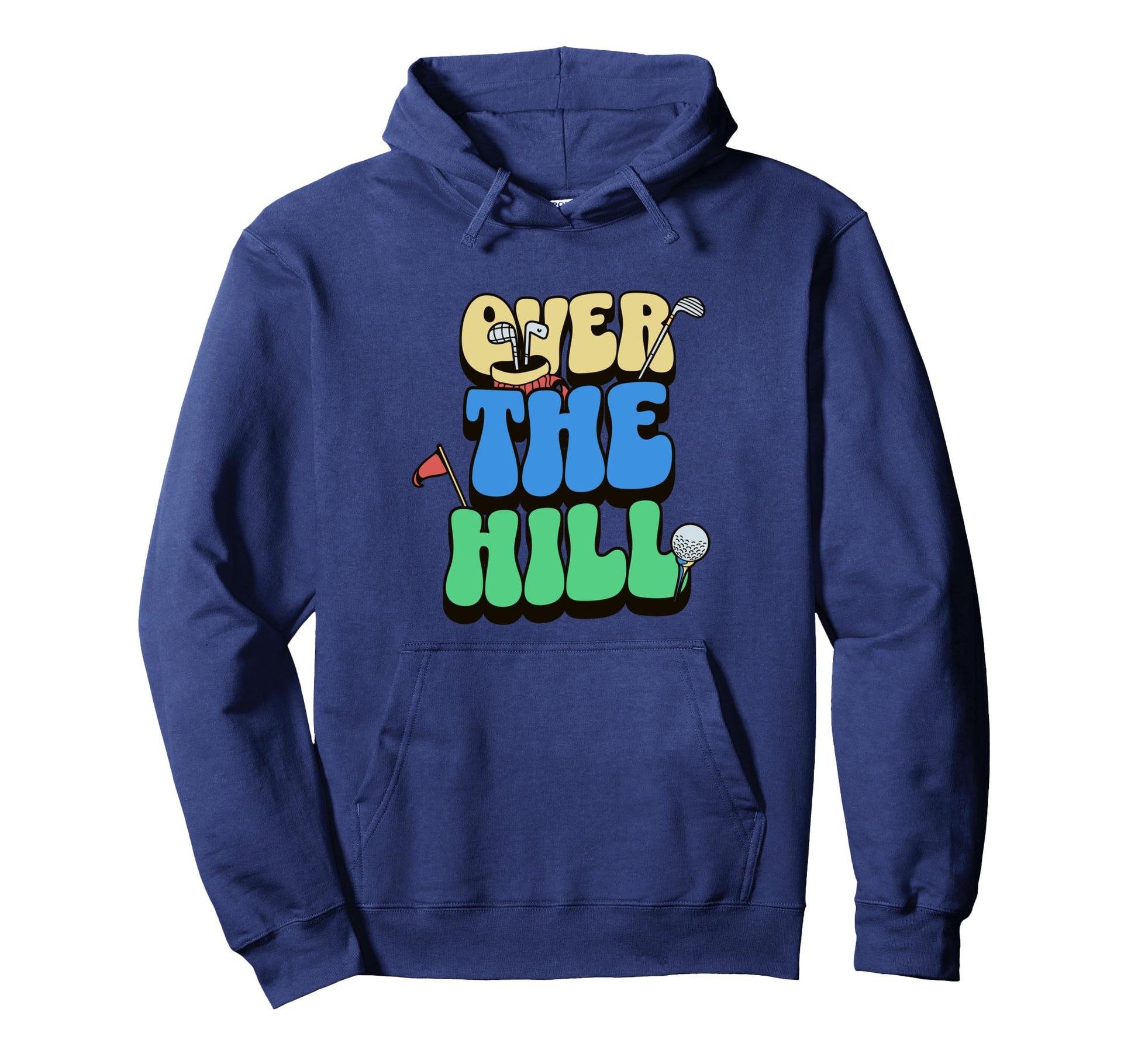 Old Golfer Funny Golf Dad Grandpa Joke Hoodie - Unique Graphic for Adults - T-Shirt, Sweatshirt, Hoodie