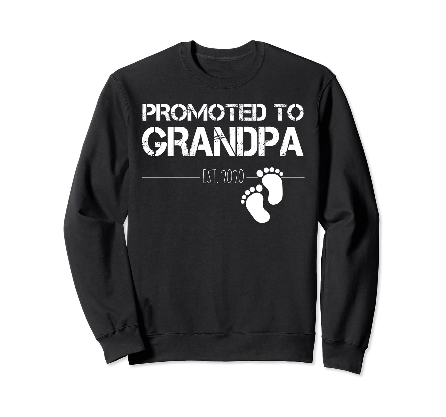 Funny Promoted To Grandpa 2020 Birth Sweatshirt - Unique Graphic for Adults - T-Shirt, Sweatshirt, Hoodie